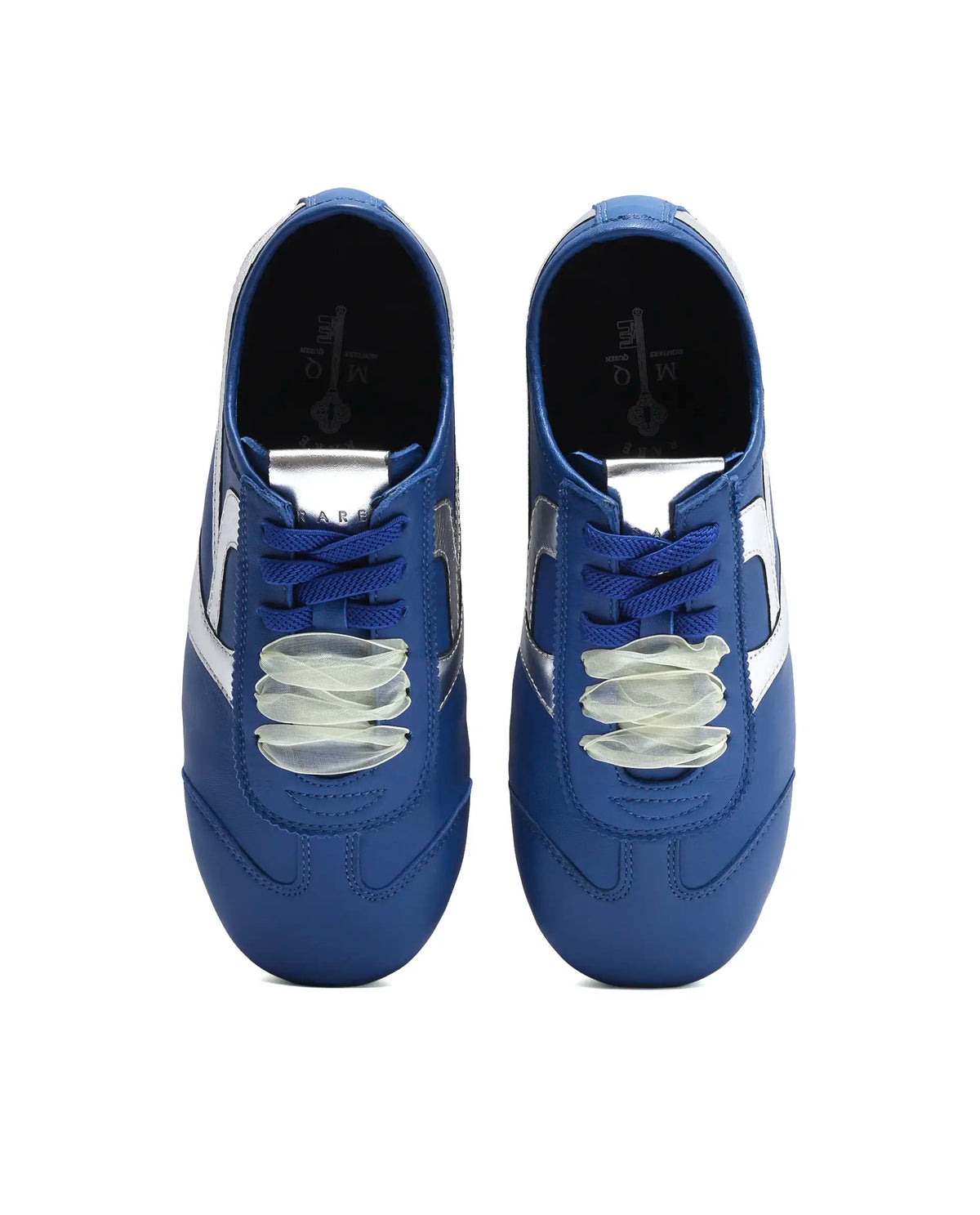 Rarez Women's Montare Blue Leather Sneaker