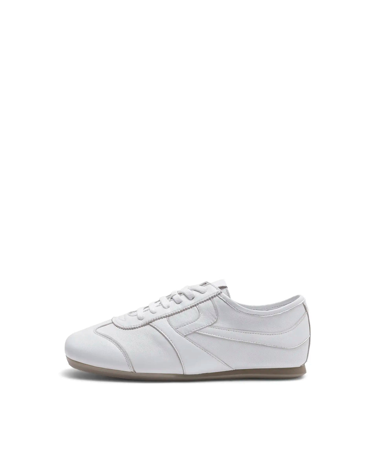 Rarez Men's Montare White Leather Sneaker