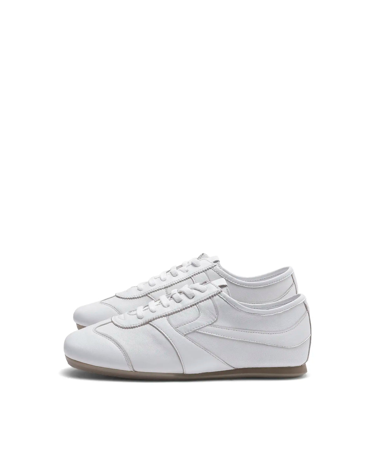 Rarez Men's Montare White Leather Sneaker