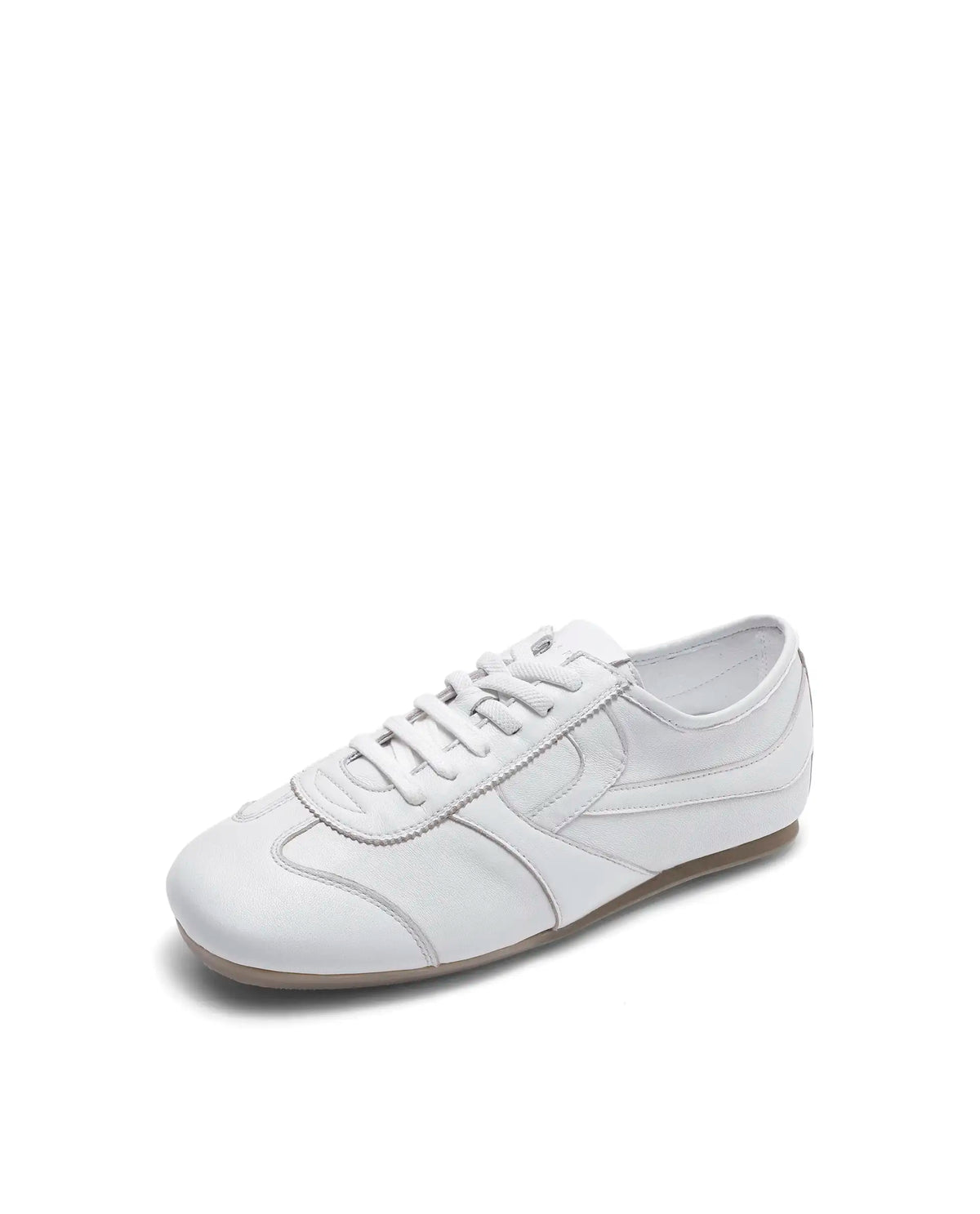 Rarez Men's Montare White Leather Sneaker