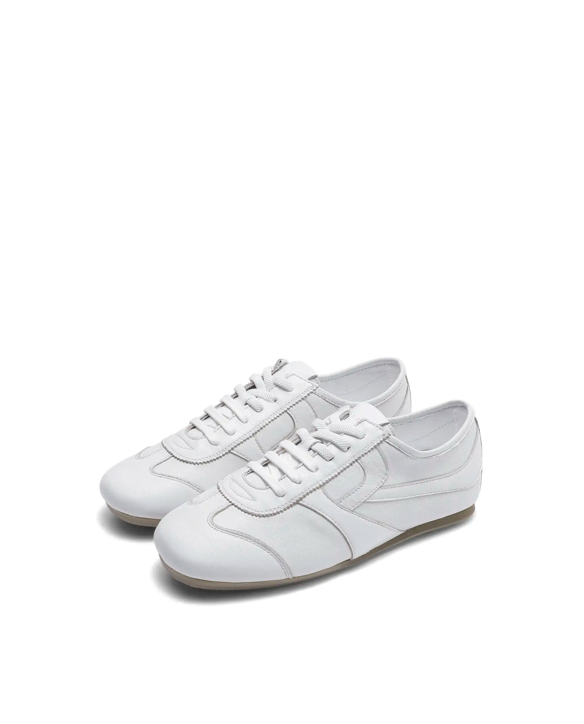 Rarez Men's Montare White Leather Sneaker