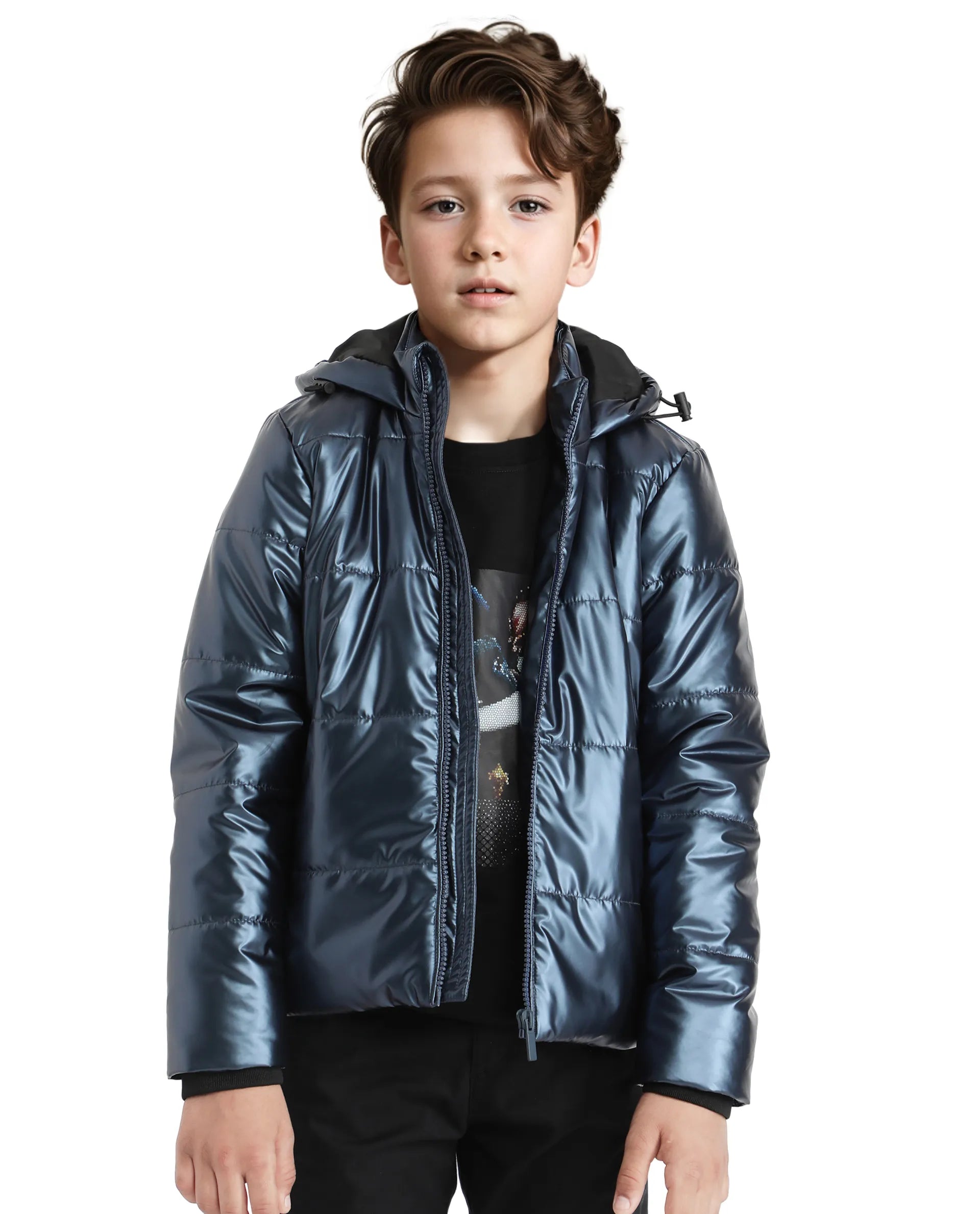 Rare Ones Kids Napier Flouroscent Purple Polyester Full Sleeve Solid Jacket