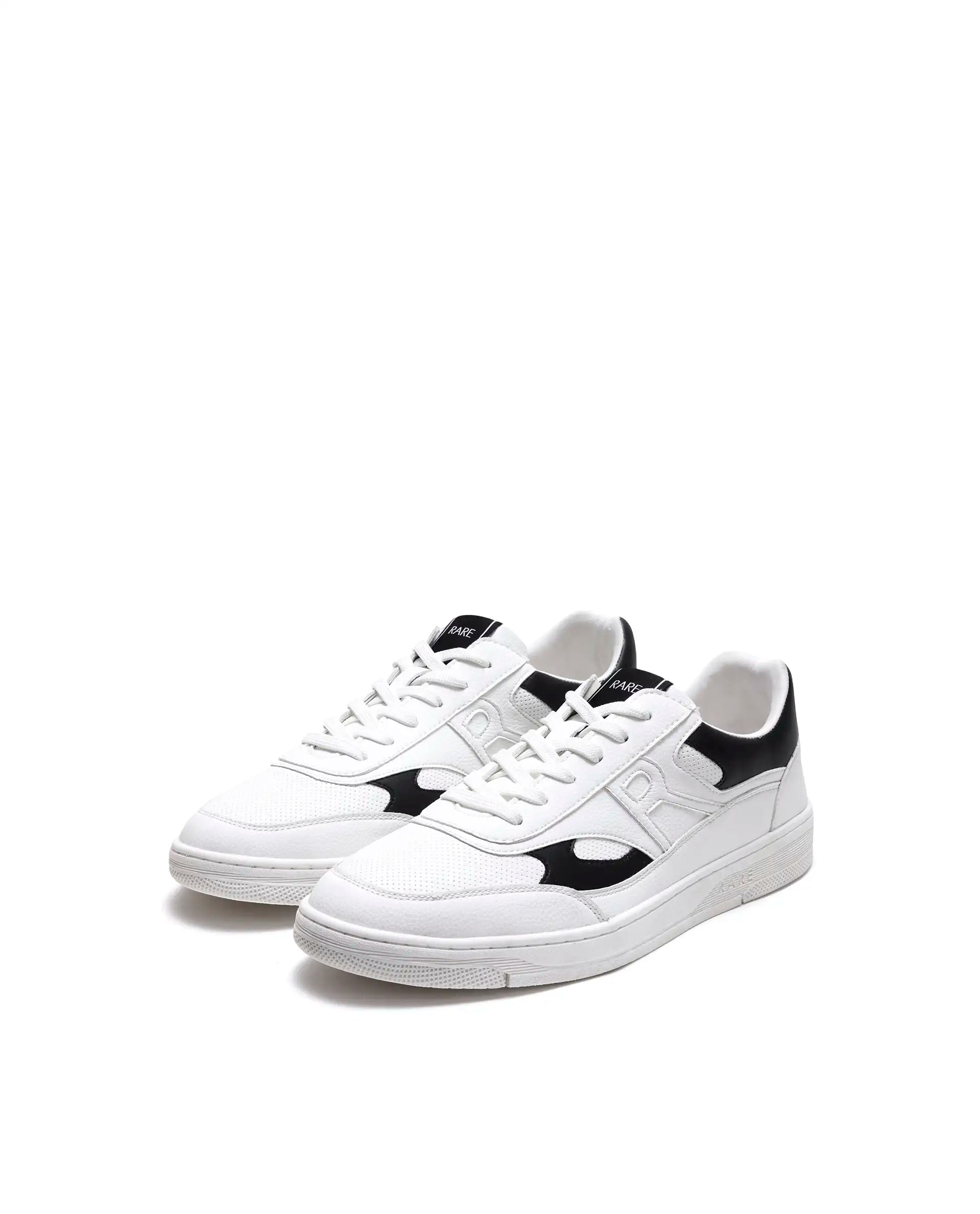 Rarez Men's Navo White/Black Micro Fiber Sneaker