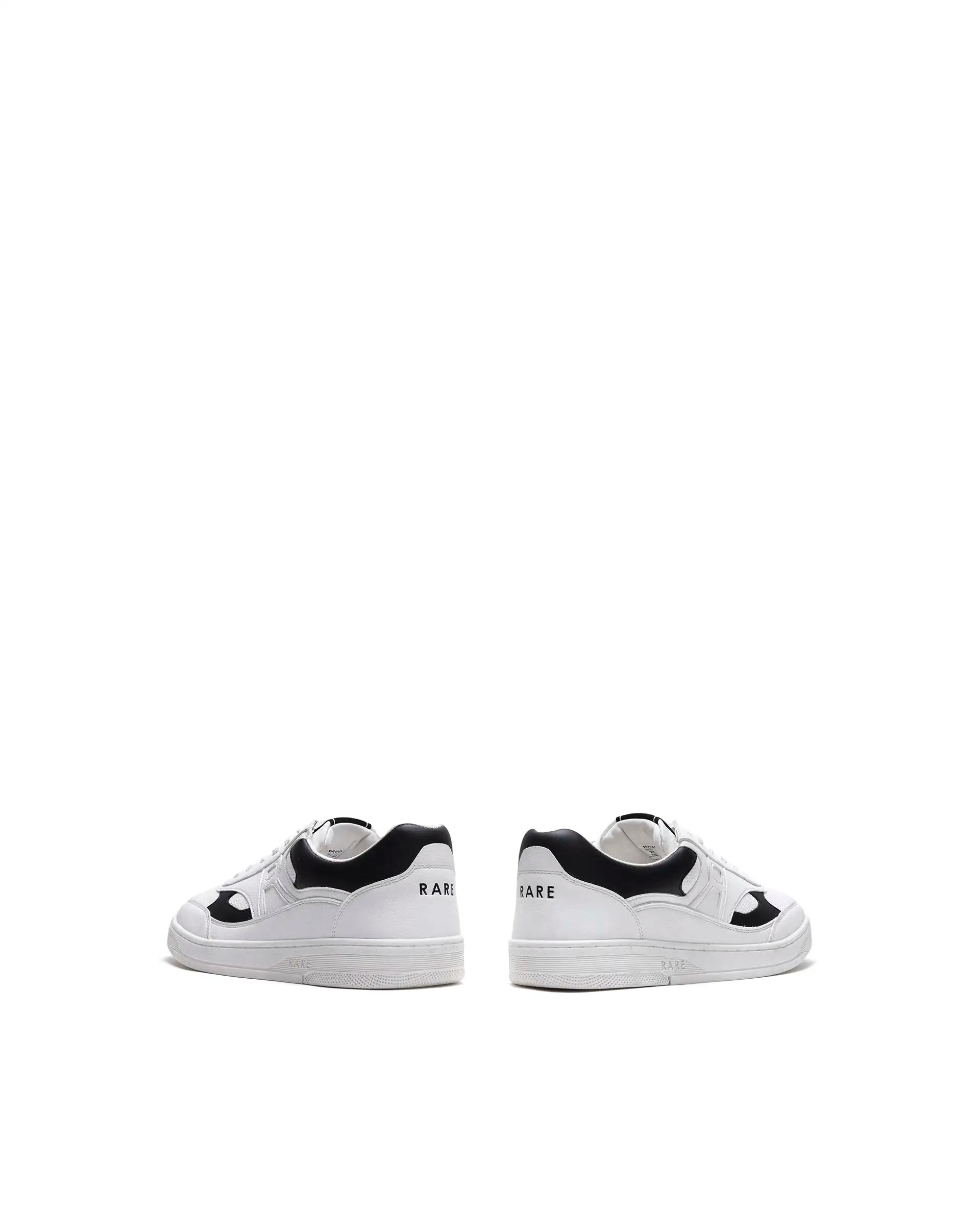 Rarez Men's Navo White/Black Micro Fiber Sneaker