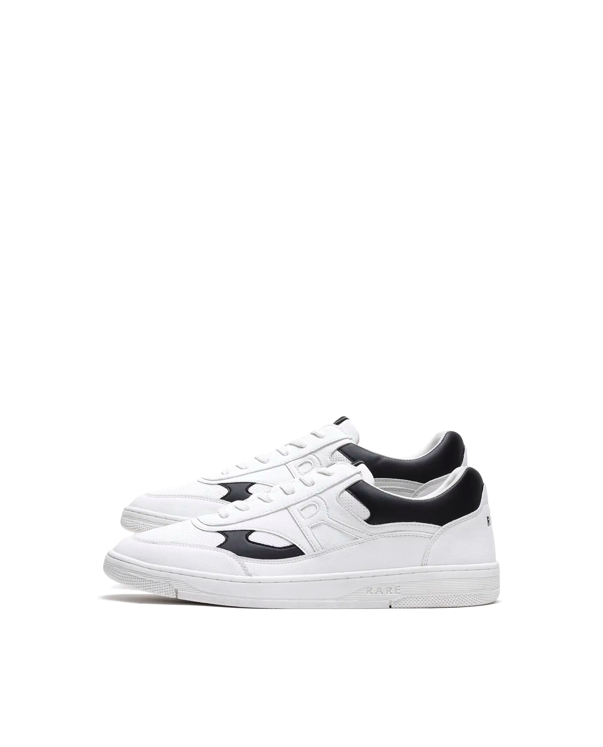 Rarez Men's Navo White/Black Micro Fiber Sneaker