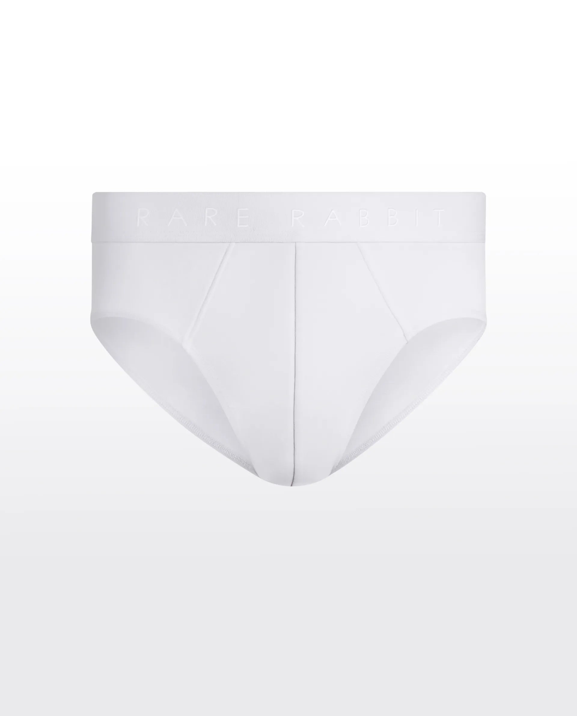 Rare Rabbit Men Near Black/White/Grey Soft Cotton Stretch Briefs (Pack Of 3)