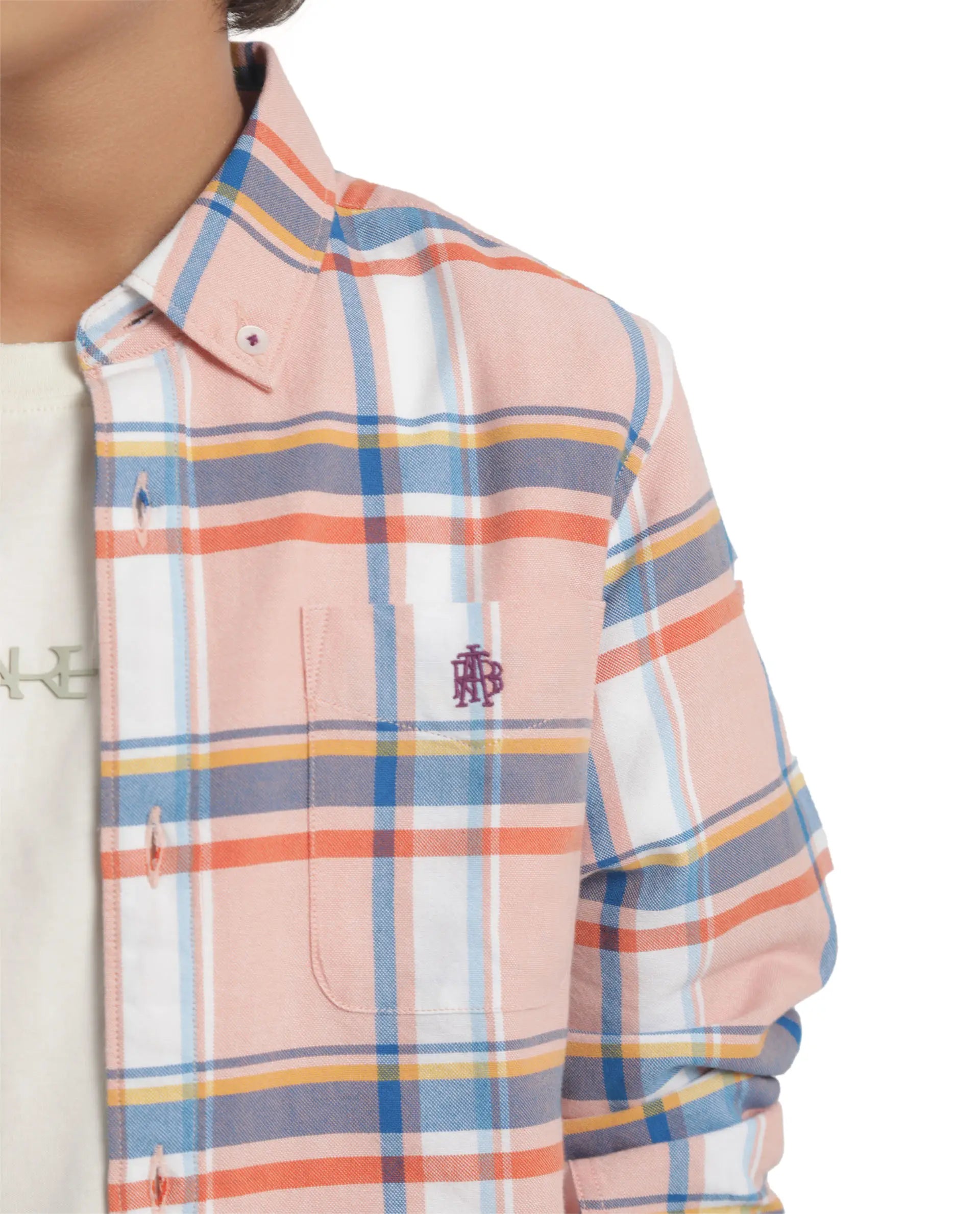 Rare Ones Kids Nes Pink Cotton Full Sleeves Button Down Regular Fit Checked Shirt