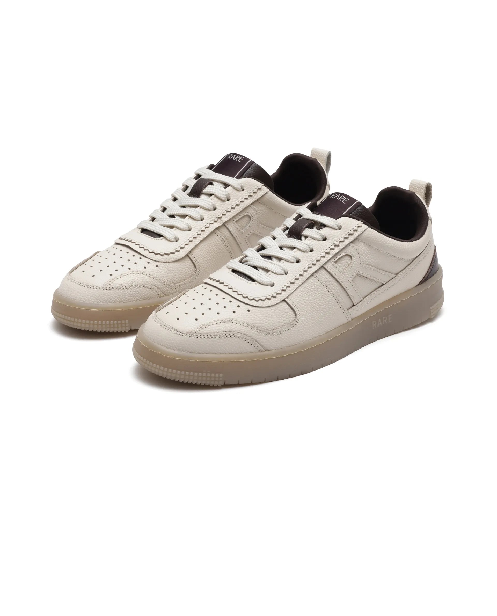Rare Rabbit Men's Nigel Beige Lace-Up Closure Sneaker