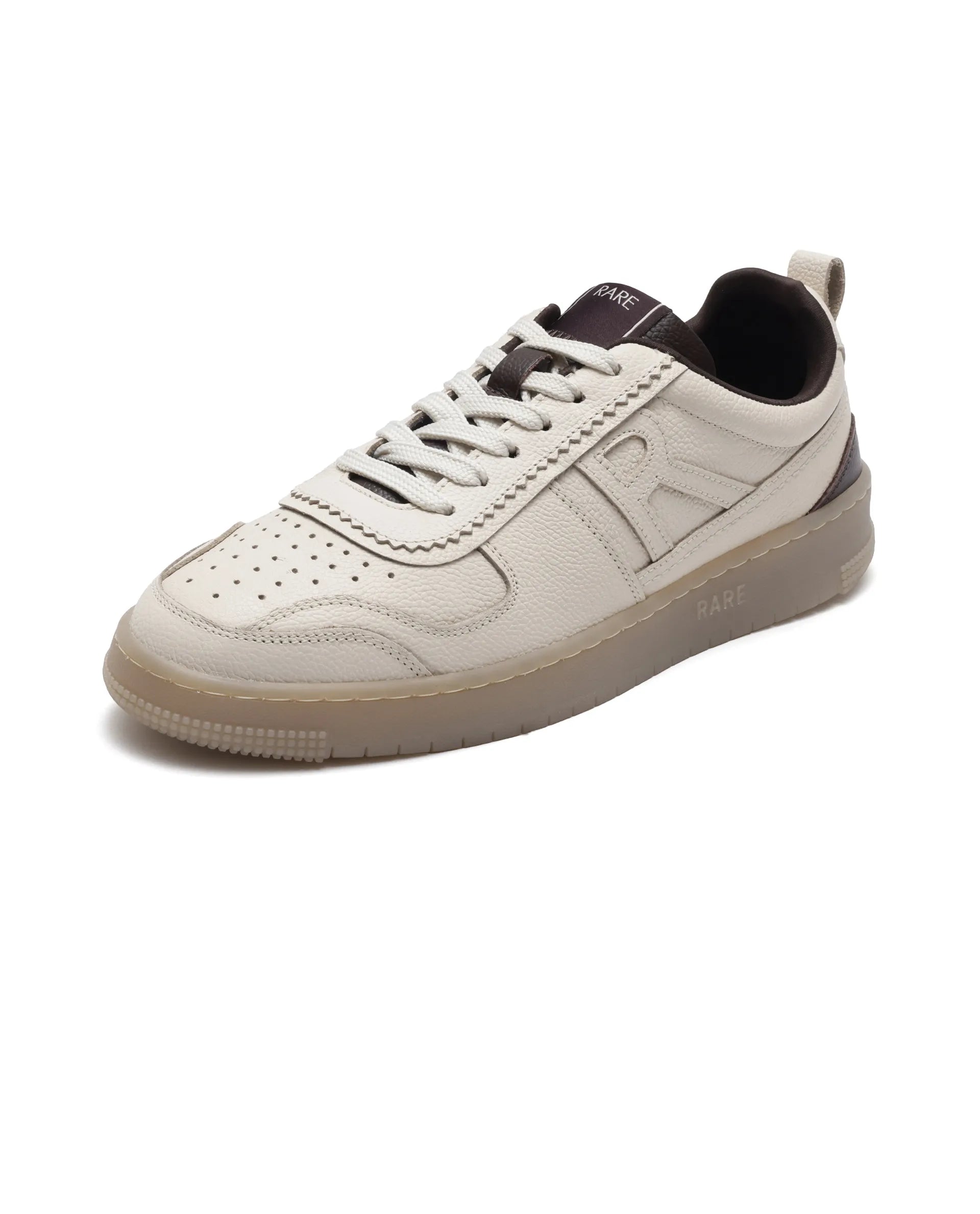 Rare Rabbit Men's Nigel Beige Lace-Up Closure Sneaker