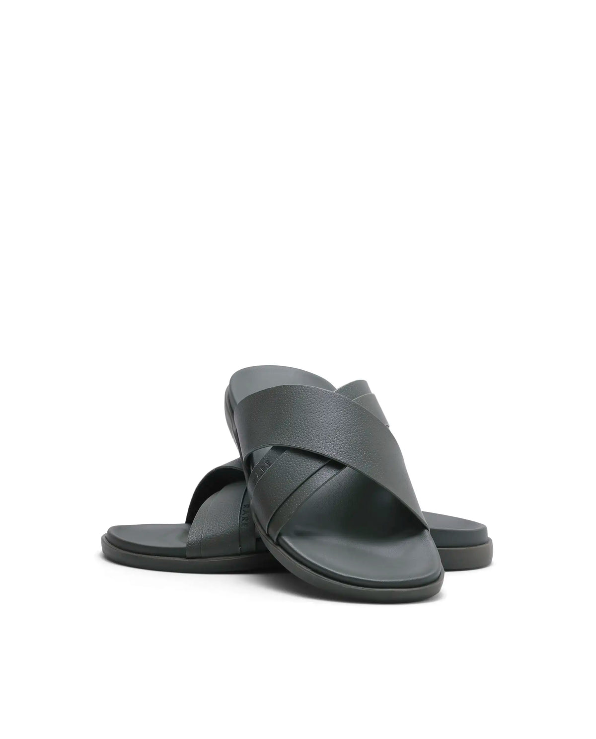 Rarez Men's Niro Olive Leather Regular Sandal