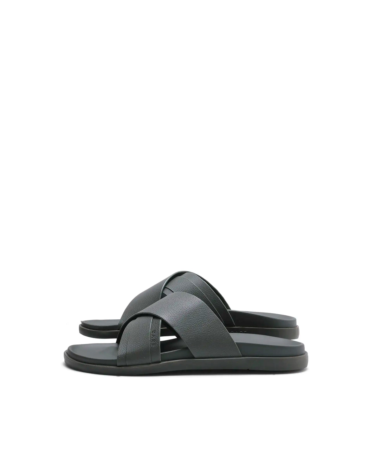 Rarez Men's Niro Olive Leather Regular Sandal