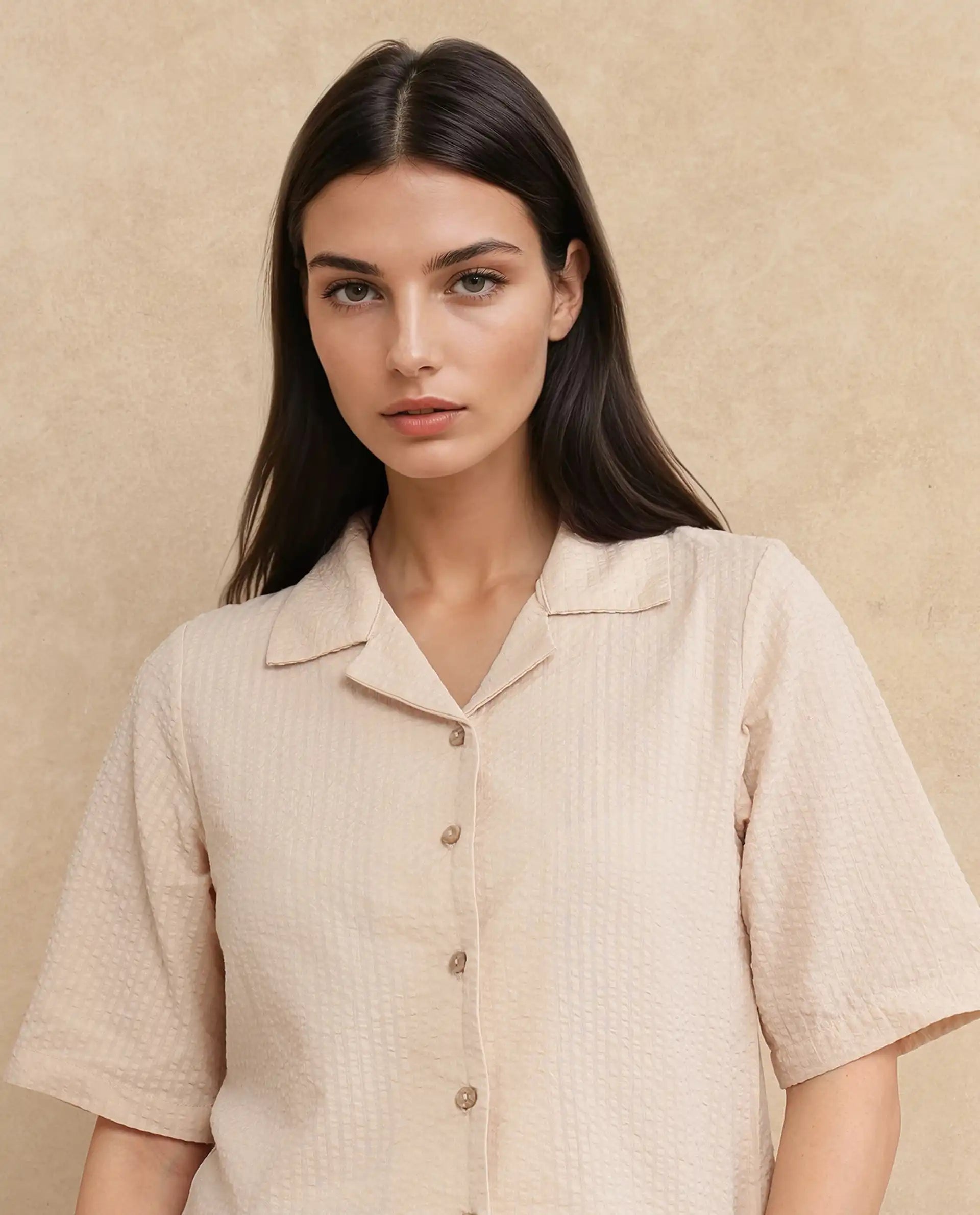 Rareism Women Nomiki Beige Plain Top