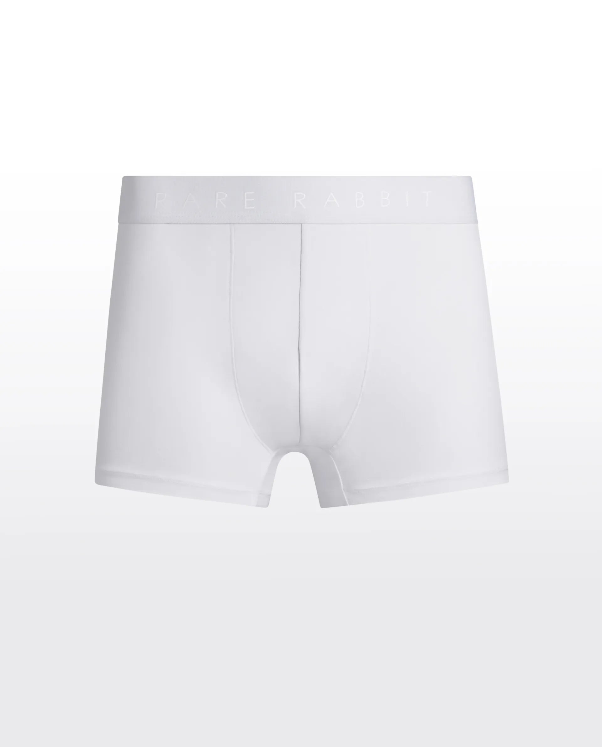 Rare Rabbit Men Now White Soft Cotton Stretch Trunks (Pack Of 3)