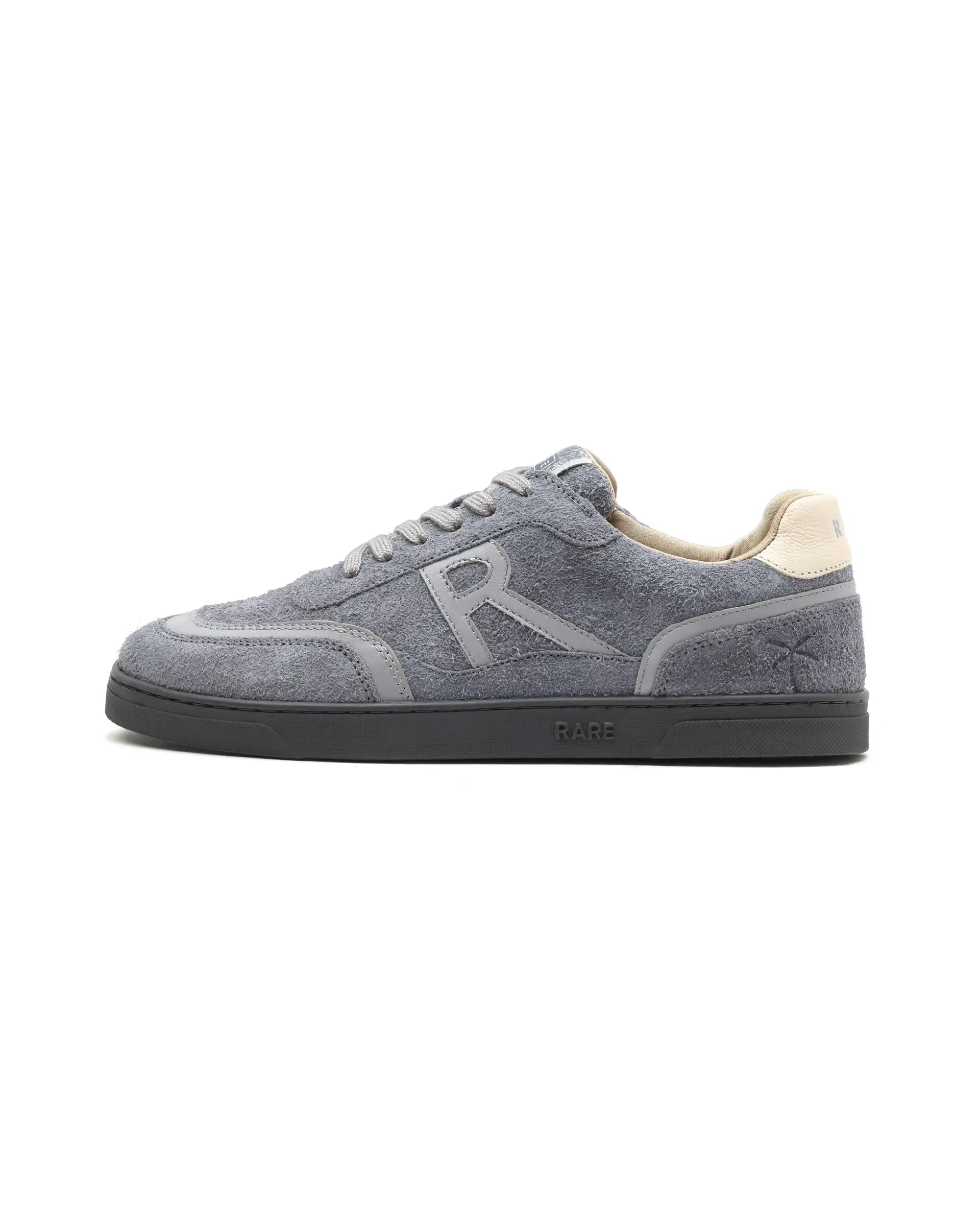 Rare Rabbit Men Orla Grey Lace-Up Closure Suede Sneaker