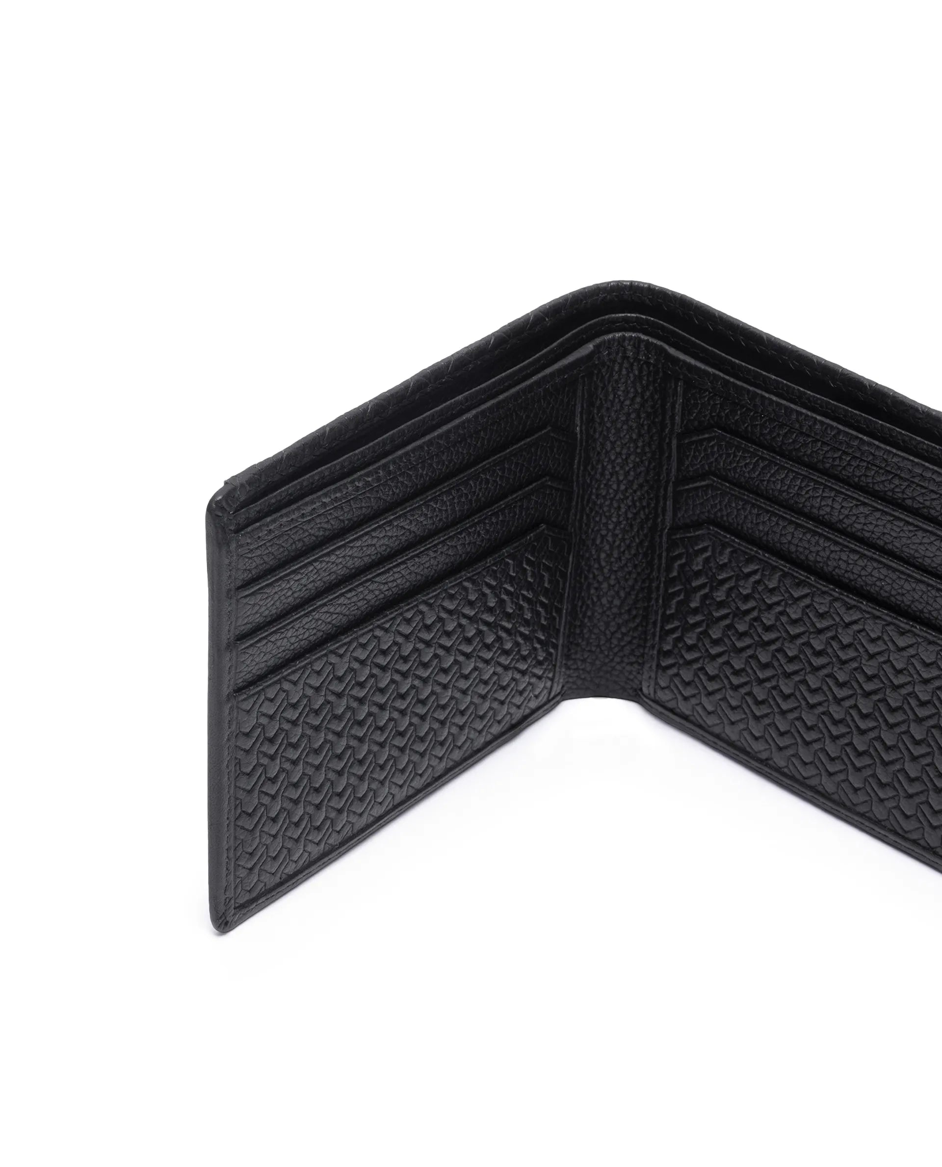 Rare Rabbit Men Orvis Black Leather Wallet