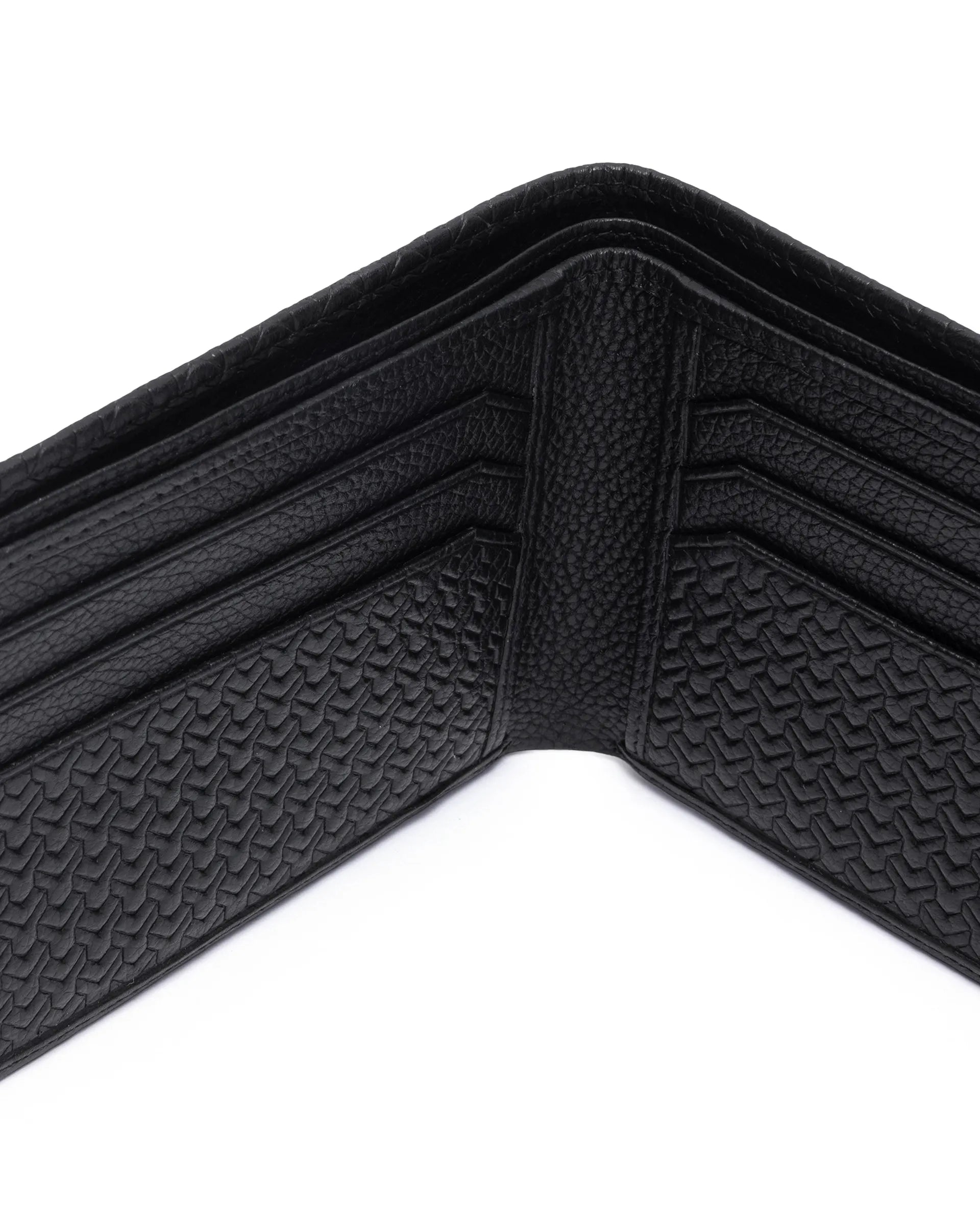 Rare Rabbit Men Orvis Black Leather Wallet