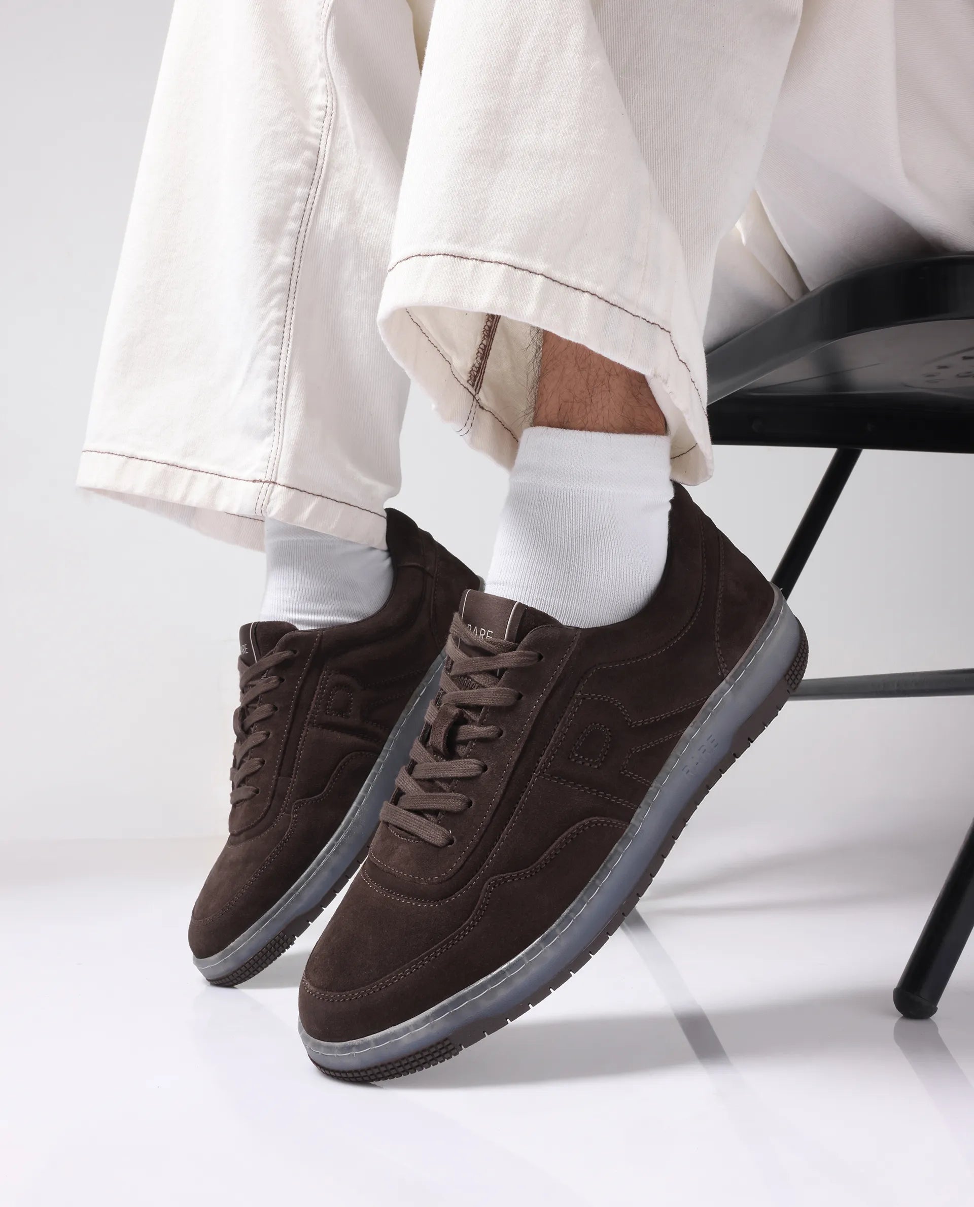Rare Rabbit Men Oslo Brown Lace-Up Closure Sneaker