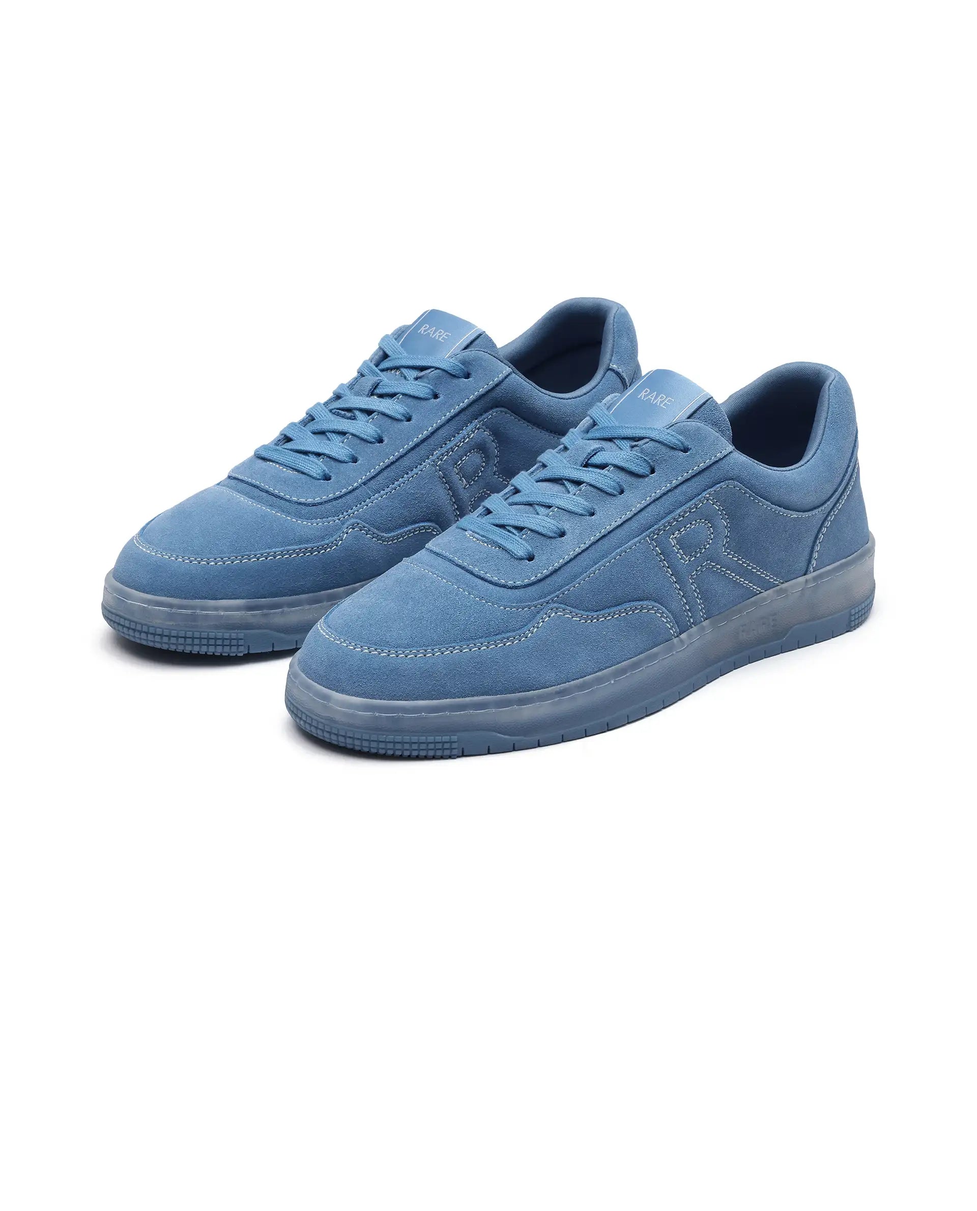 Rare Rabbit Men Oslo Blue Lace-Up Closure Sneaker
