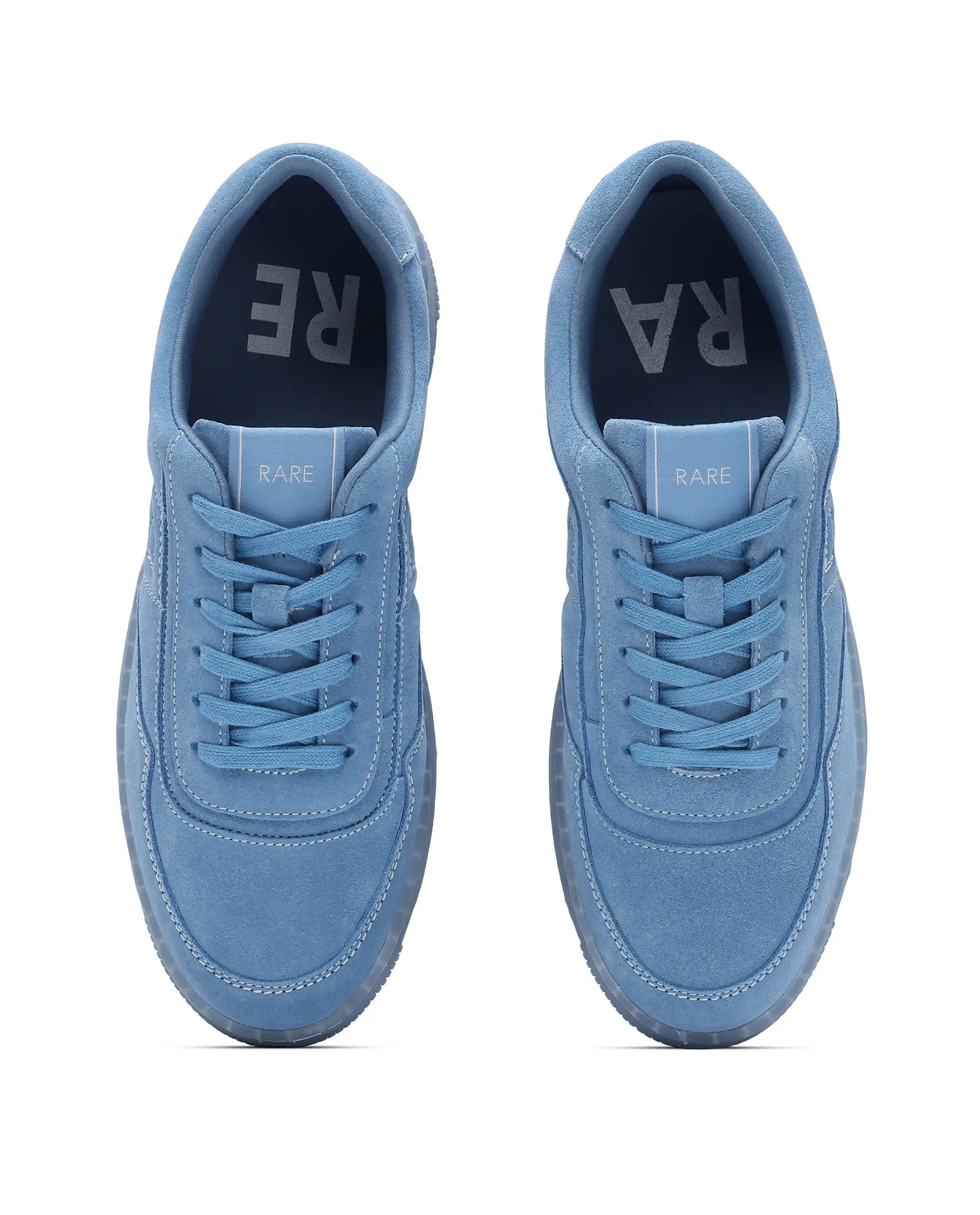 Rare Rabbit Men Oslo Blue Lace-Up Closure Sneaker