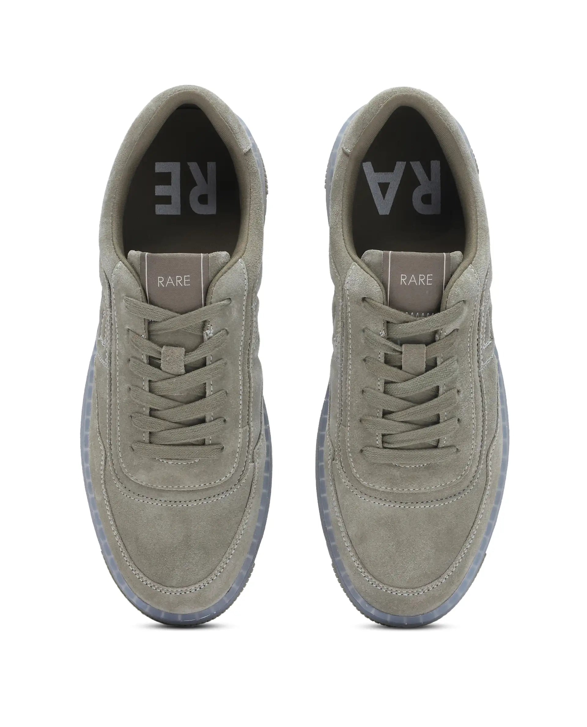 Rare Rabbit Men Oslo Olive Lace-Up Closure Sneaker