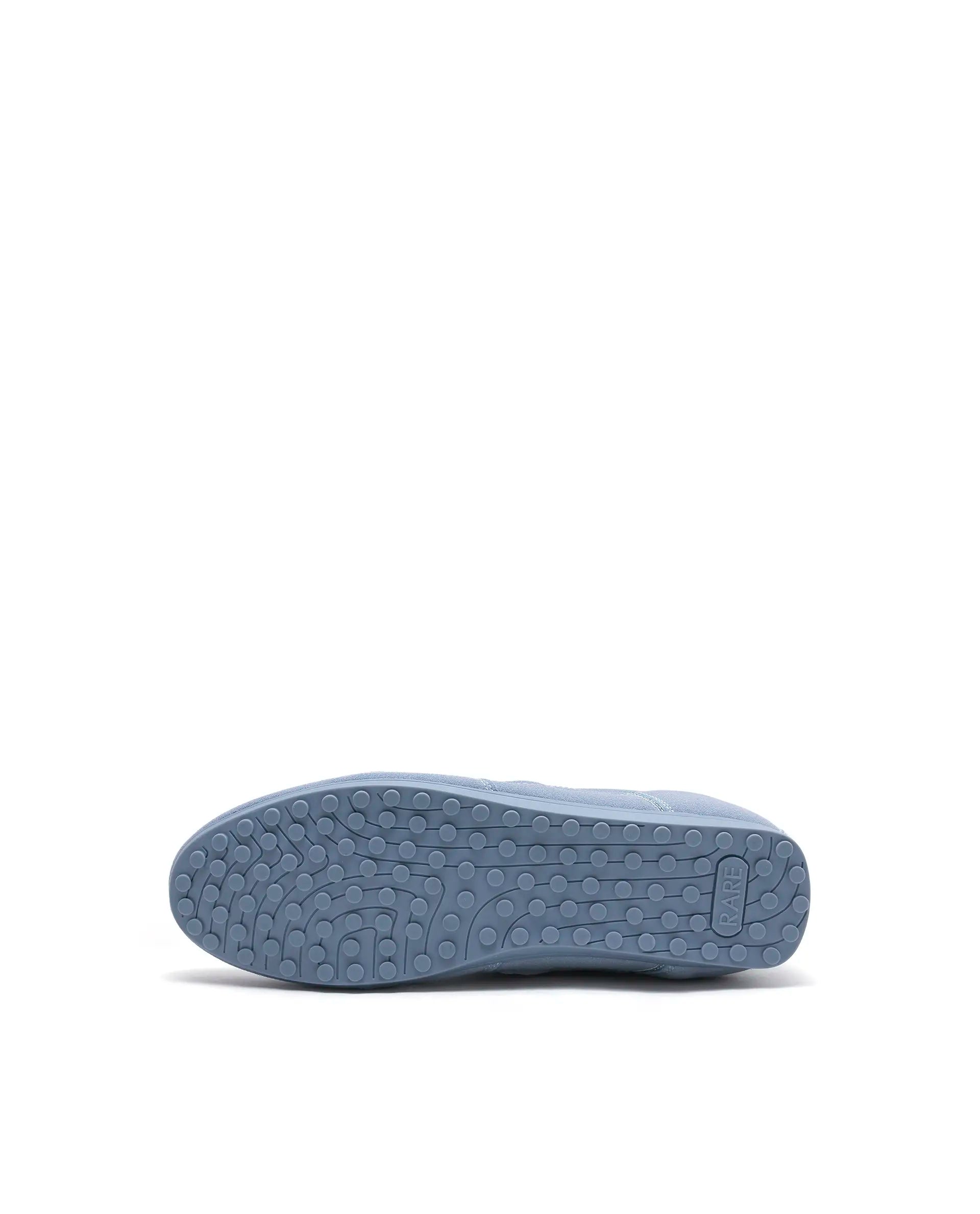 Rarez Unisex Otimo Light Blue Micro Suede Sneaker