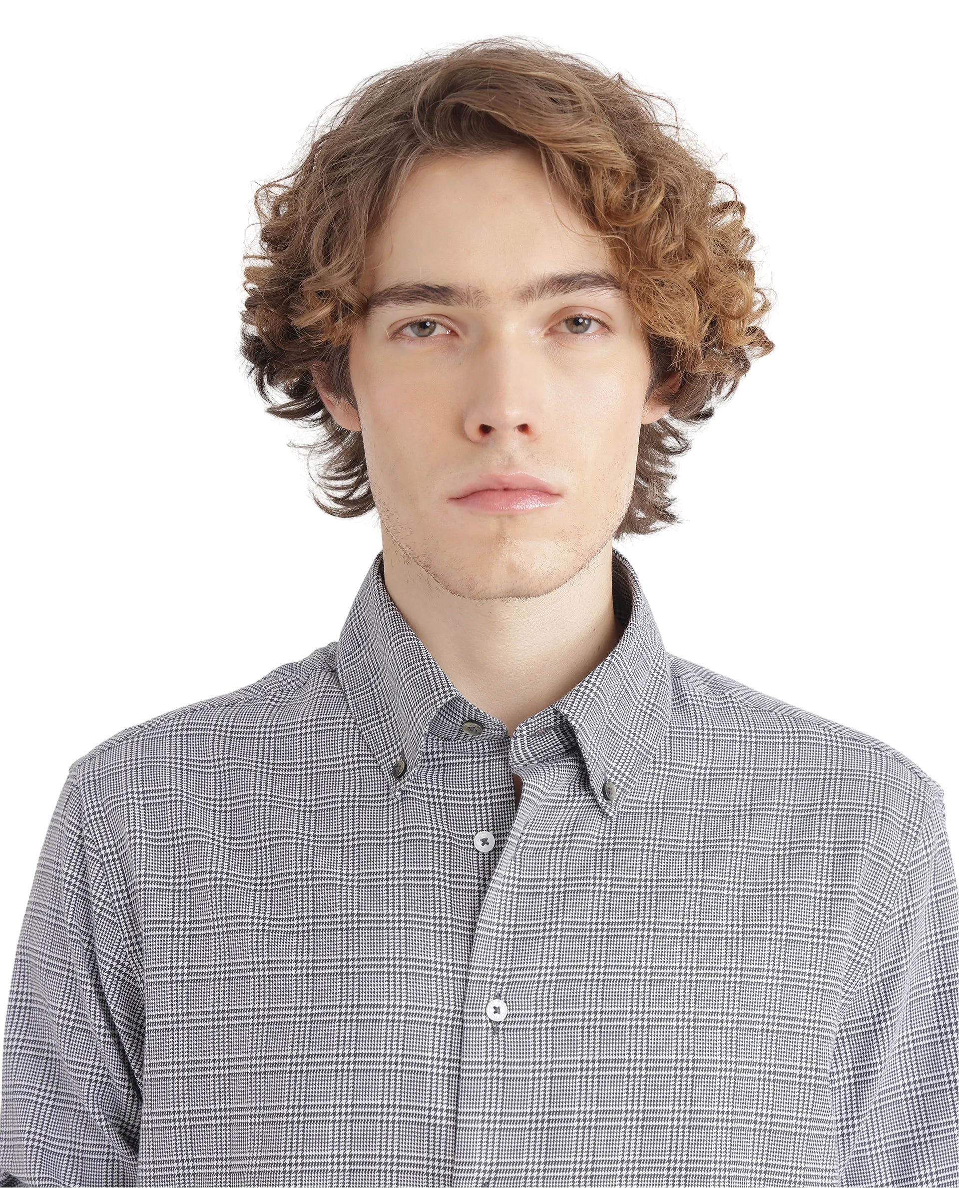 Rare Rabbit Men's Pankal Black Cotton Fabric Full Sleeve Oversized Fit Checks Shirt