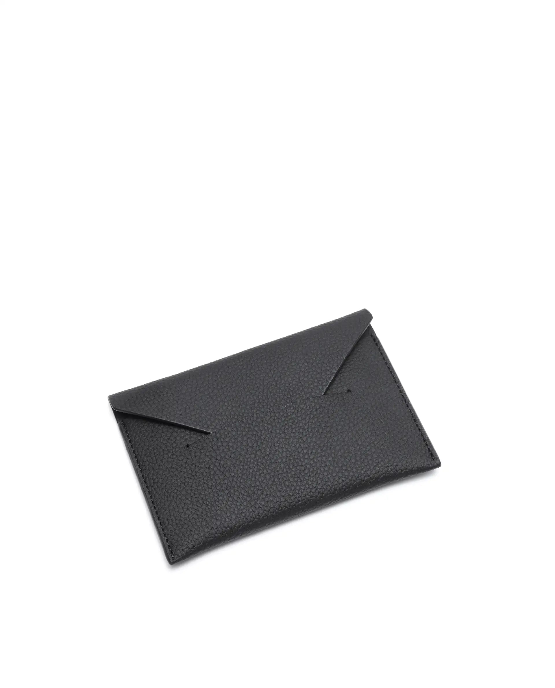 Rare Rabbit Men's Paspo Black Leather Passport Holder