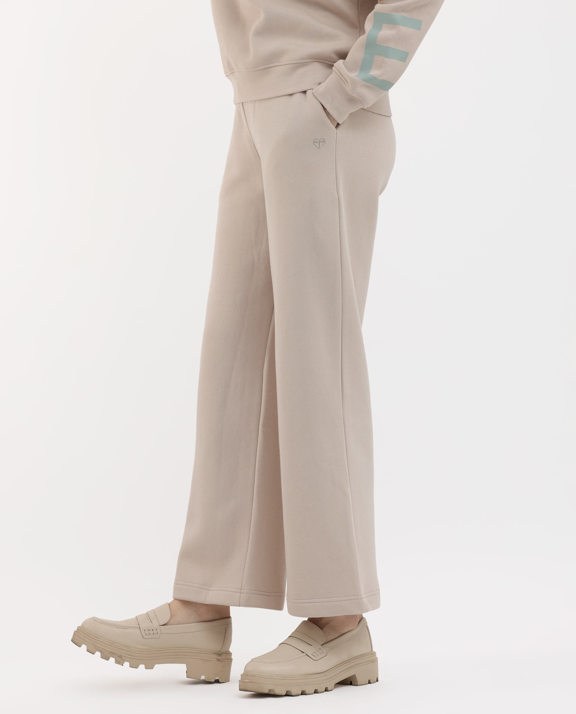 Rareism Womens Pazoo F Beige Track Pant Solid
