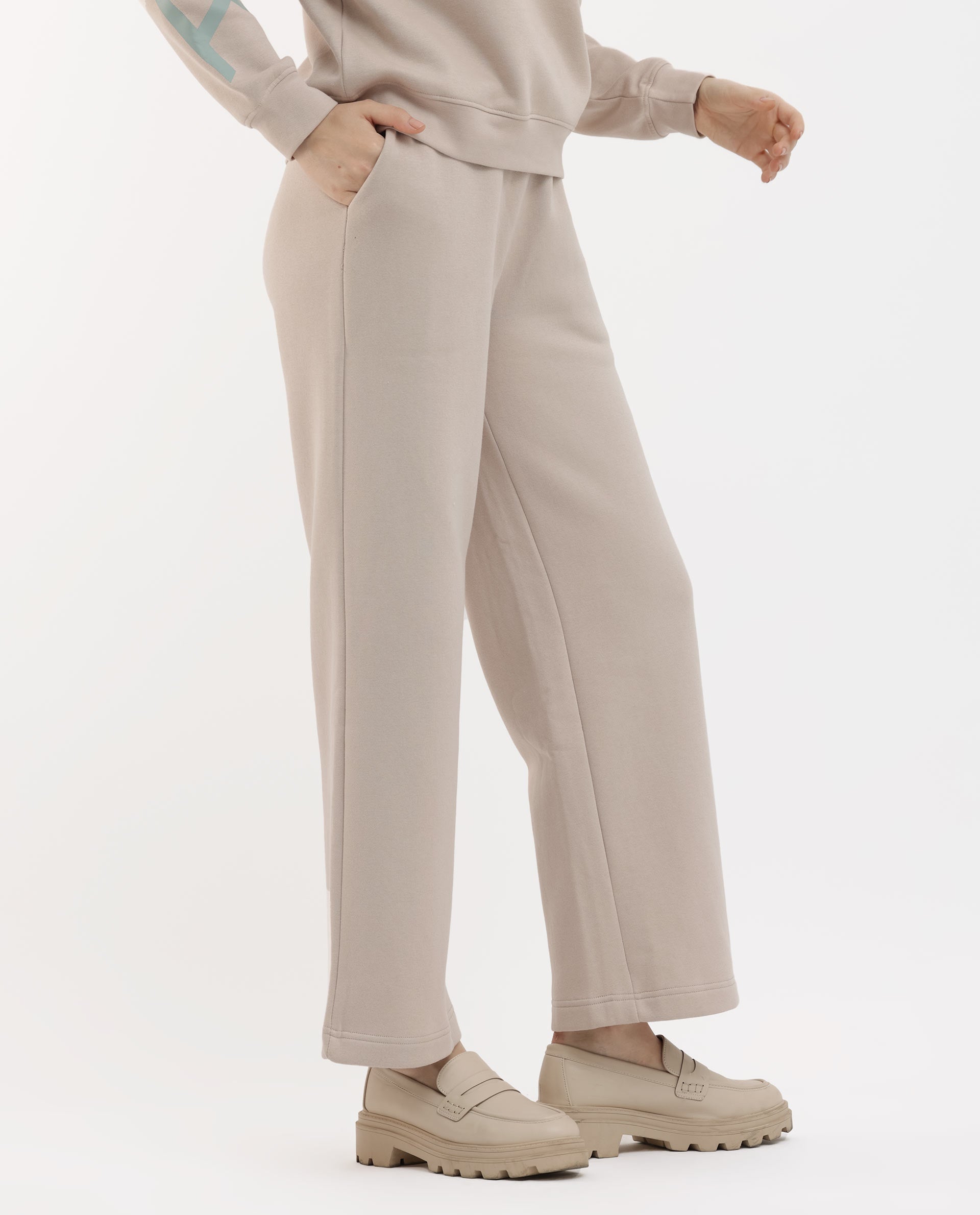 Rareism Womens Pazoo F Beige Track Pant Solid