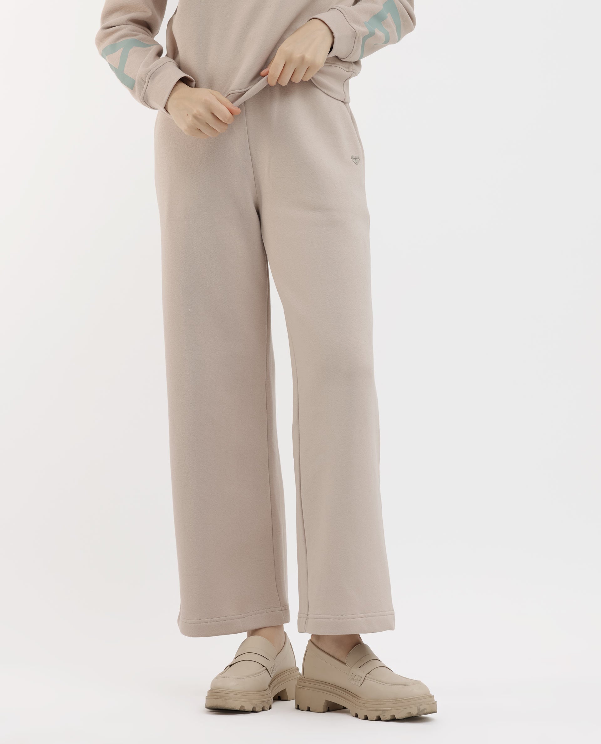 Rareism Womens Pazoo F Beige Track Pant Solid