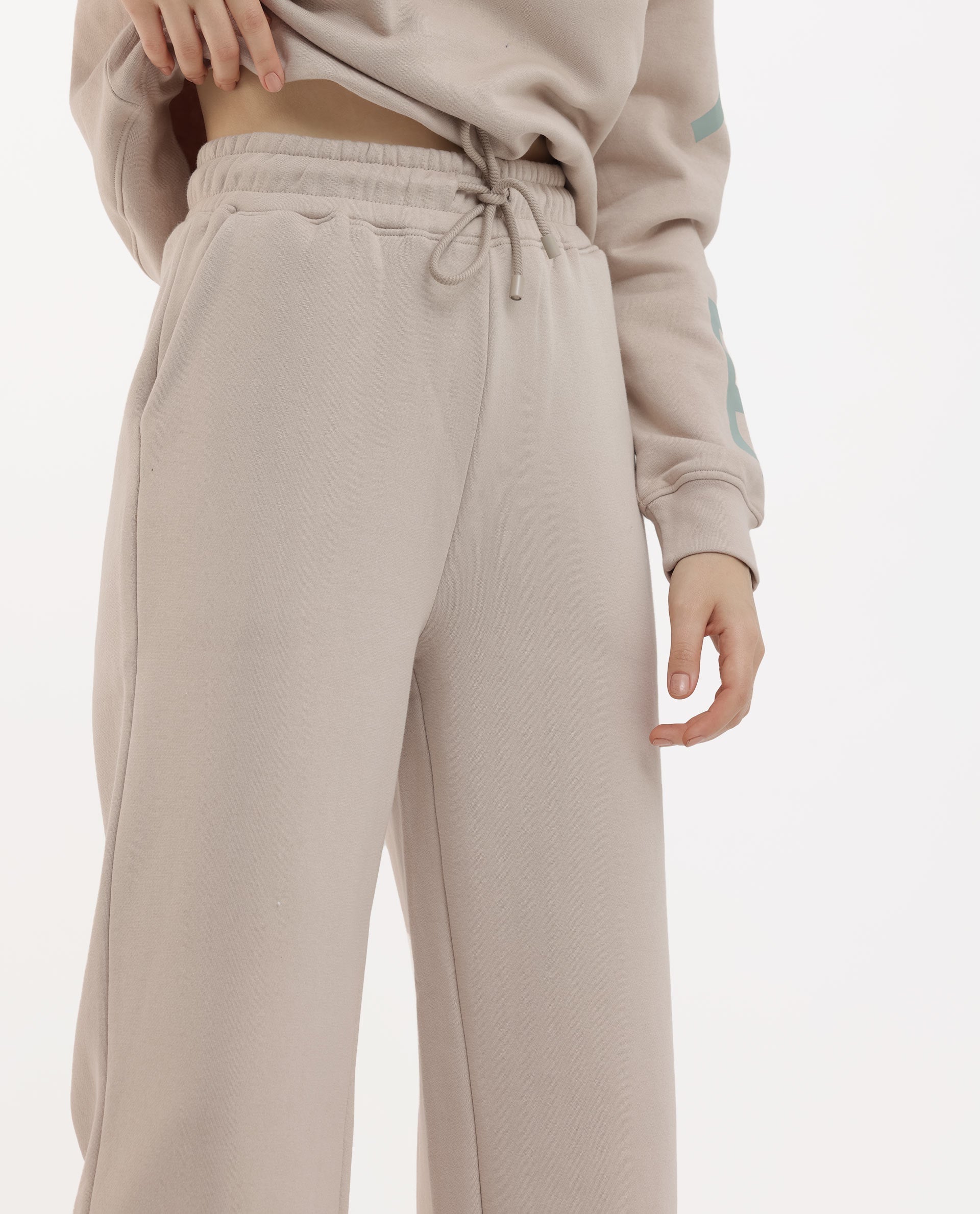 Rareism Womens Pazoo F Beige Track Pant Solid