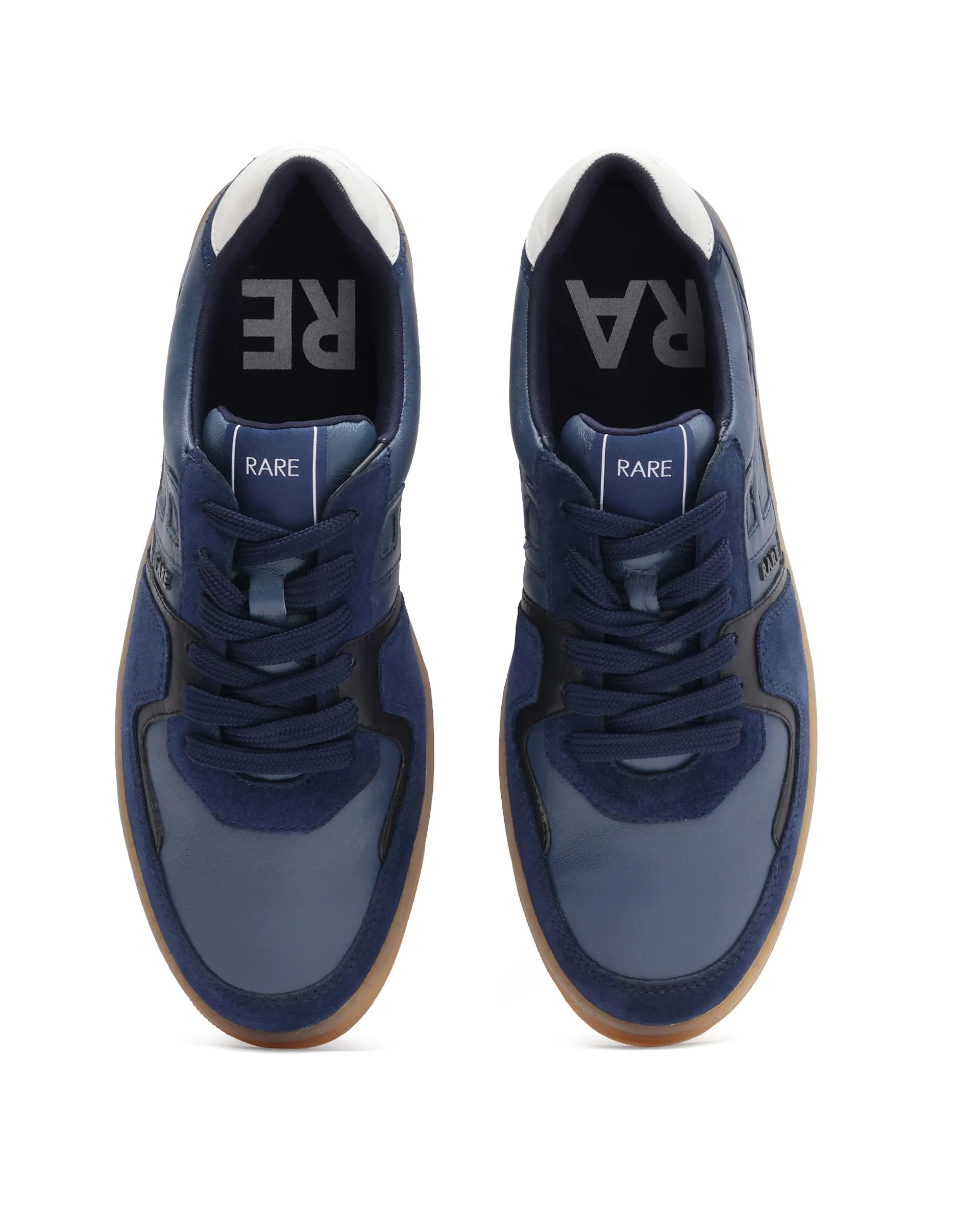 Rare Rabbit Men Pegasus Blue Lace-Up Shoes