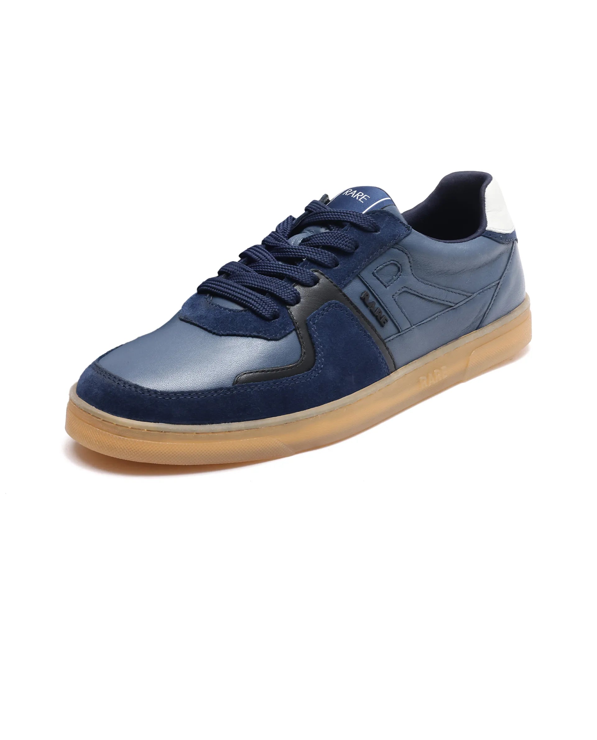 Rare Rabbit Men Pegasus Blue Lace-Up Shoes
