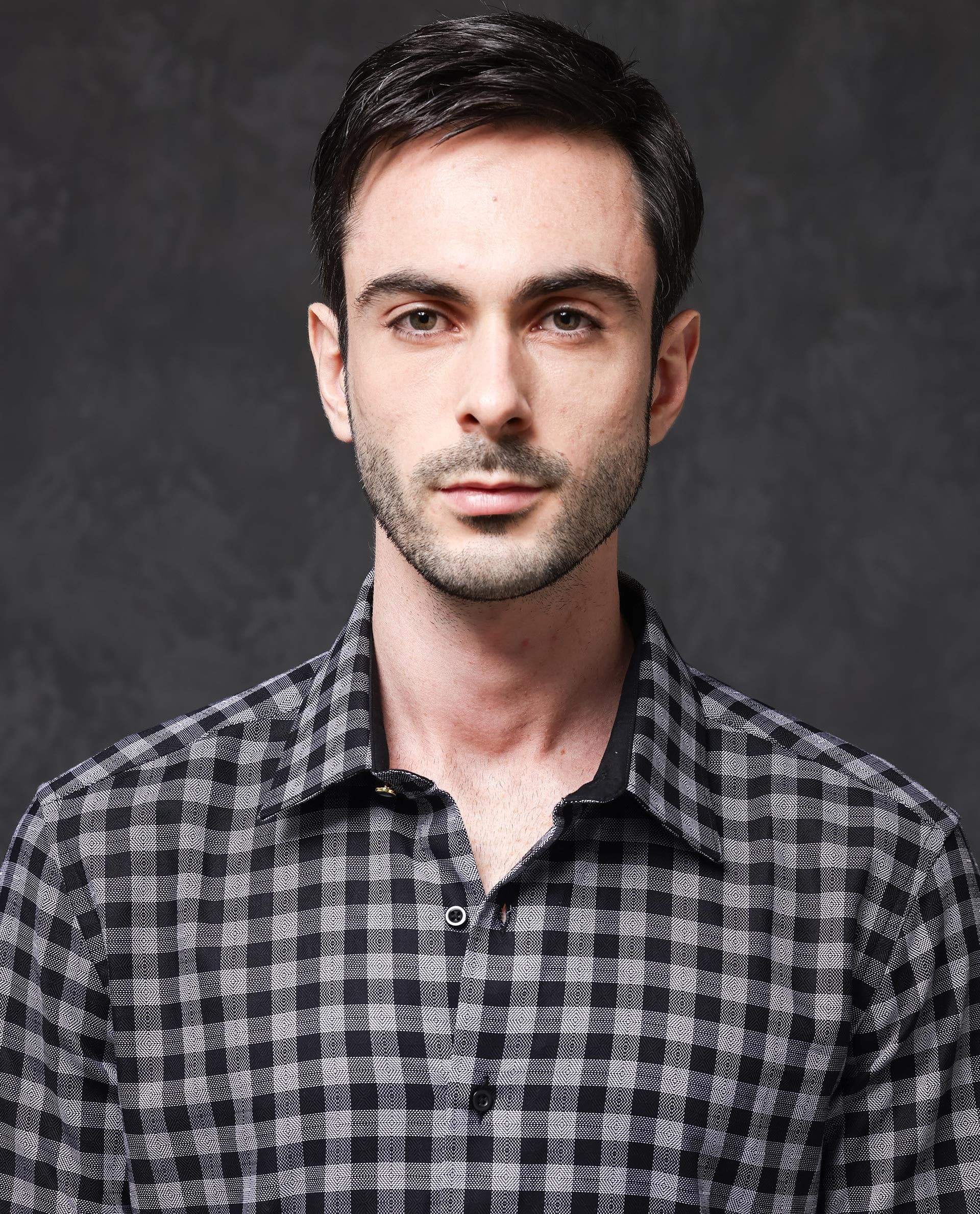 Rare Rabbit Mens Pictor Black Full Sleeve Regular Collar Cotton Premium Check Shirt