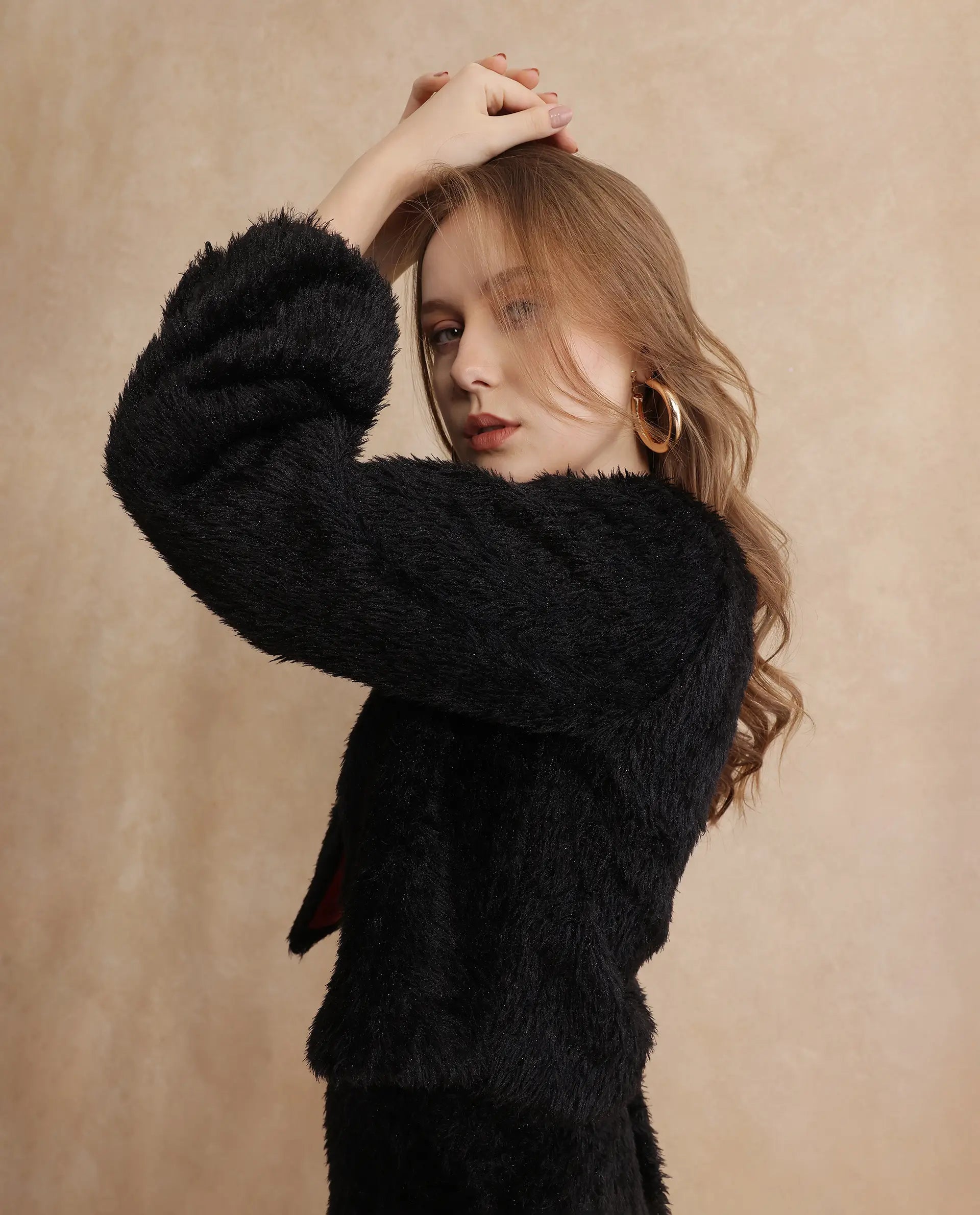 Rareism Women Pilxar Primary Black Jacket