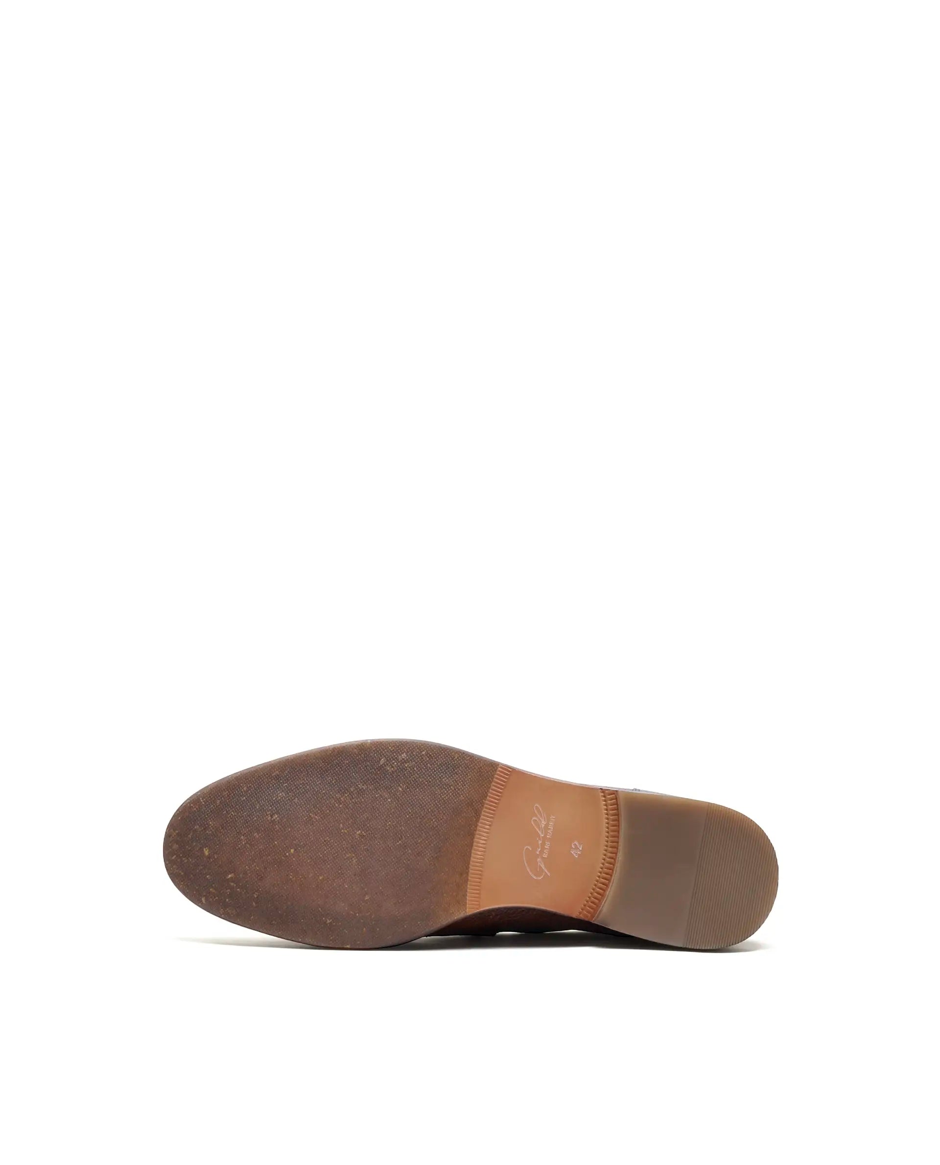Rare Rabbit Men's Pinch Tan Leather Mocassin