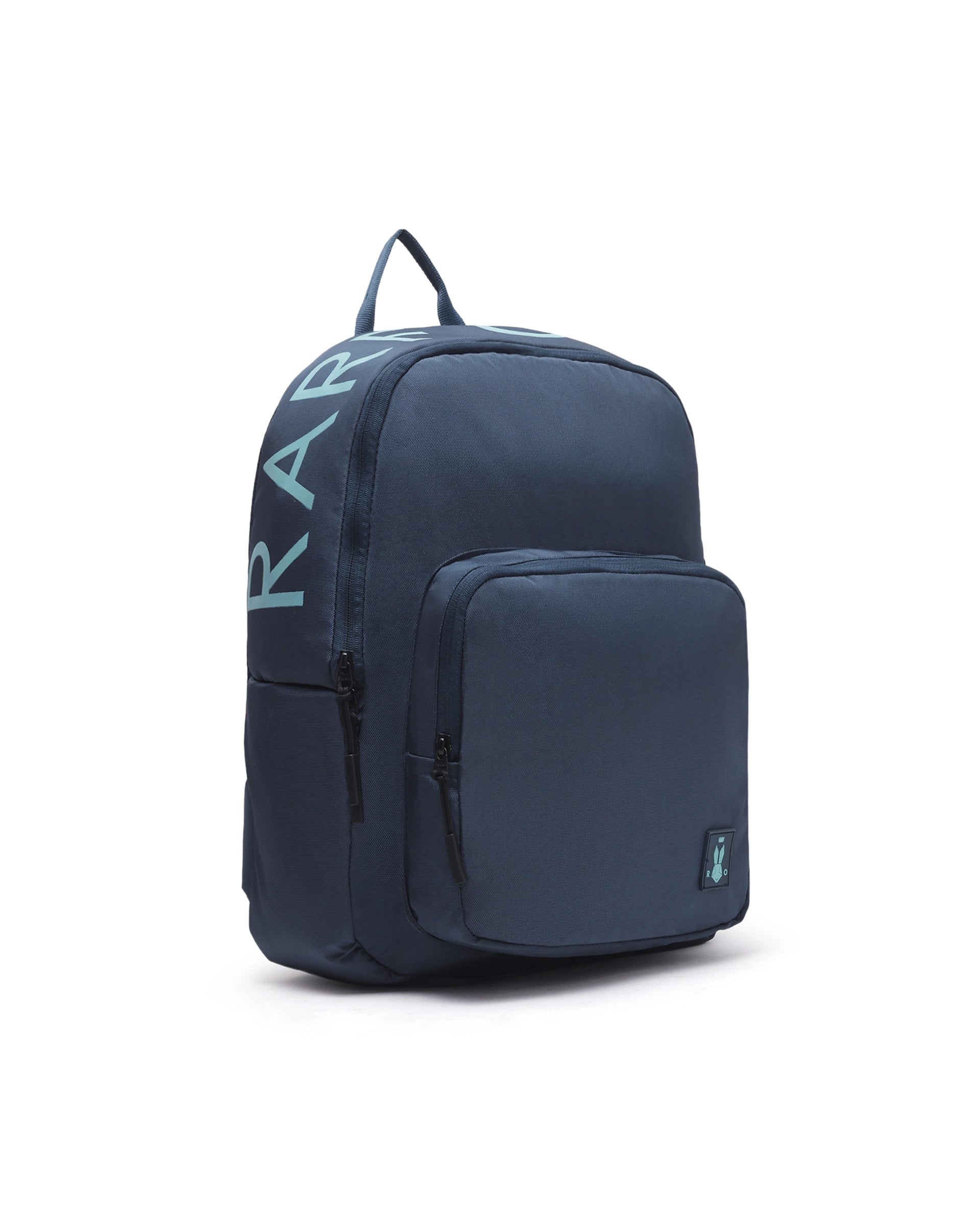 Rare Ones Kids Pitee Navy Polyester Fabric Zipper Closure BackPack