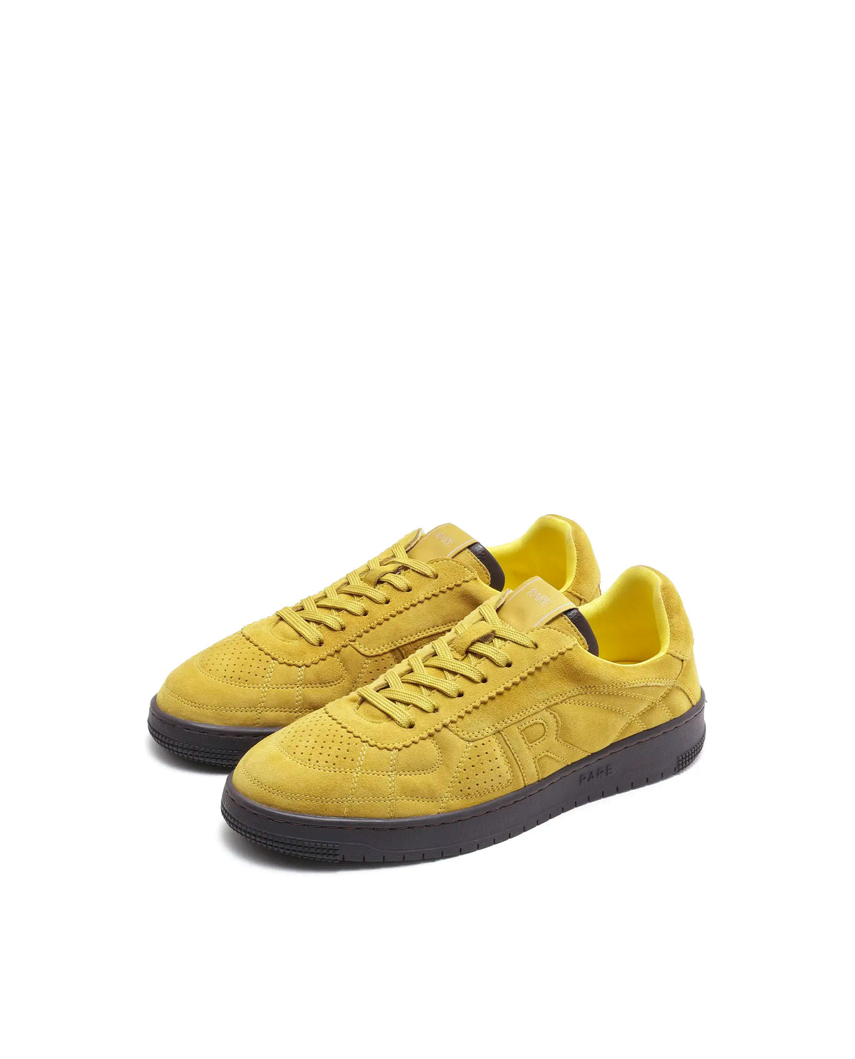 Rarez Men's Ragno Yellow Suede Regular Sneaker