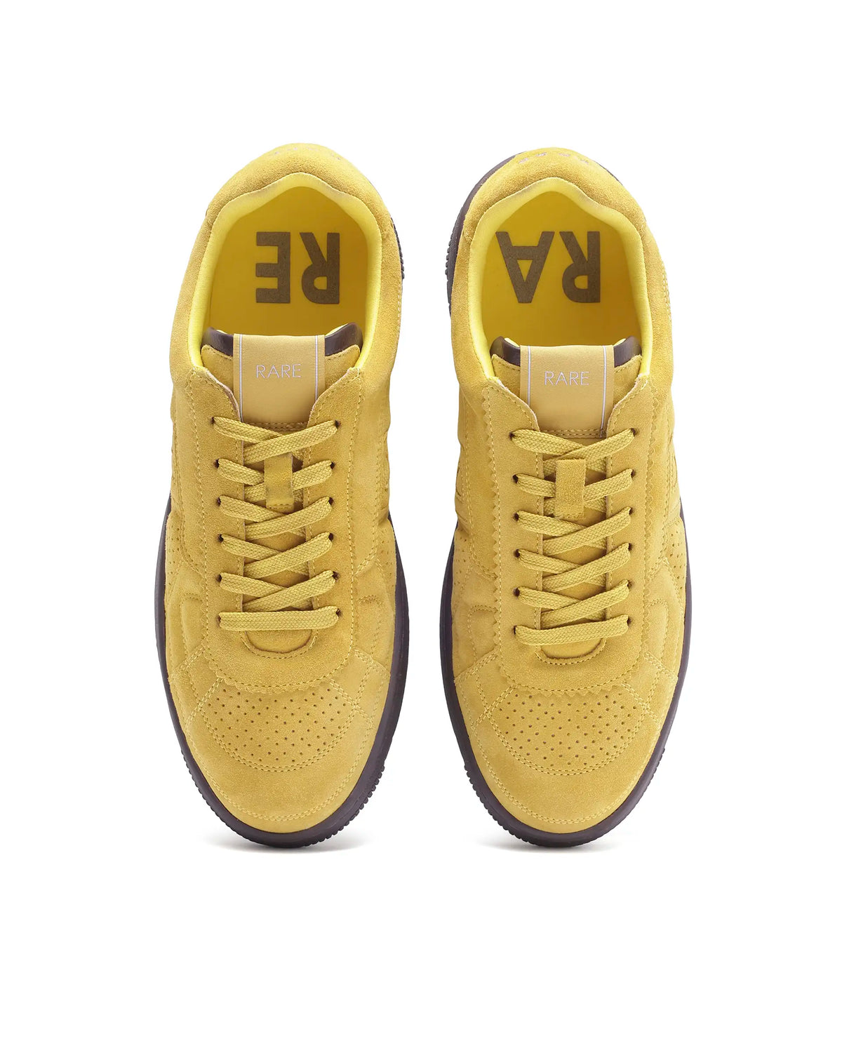 Rarez Men's Ragno Yellow Suede Regular Sneaker