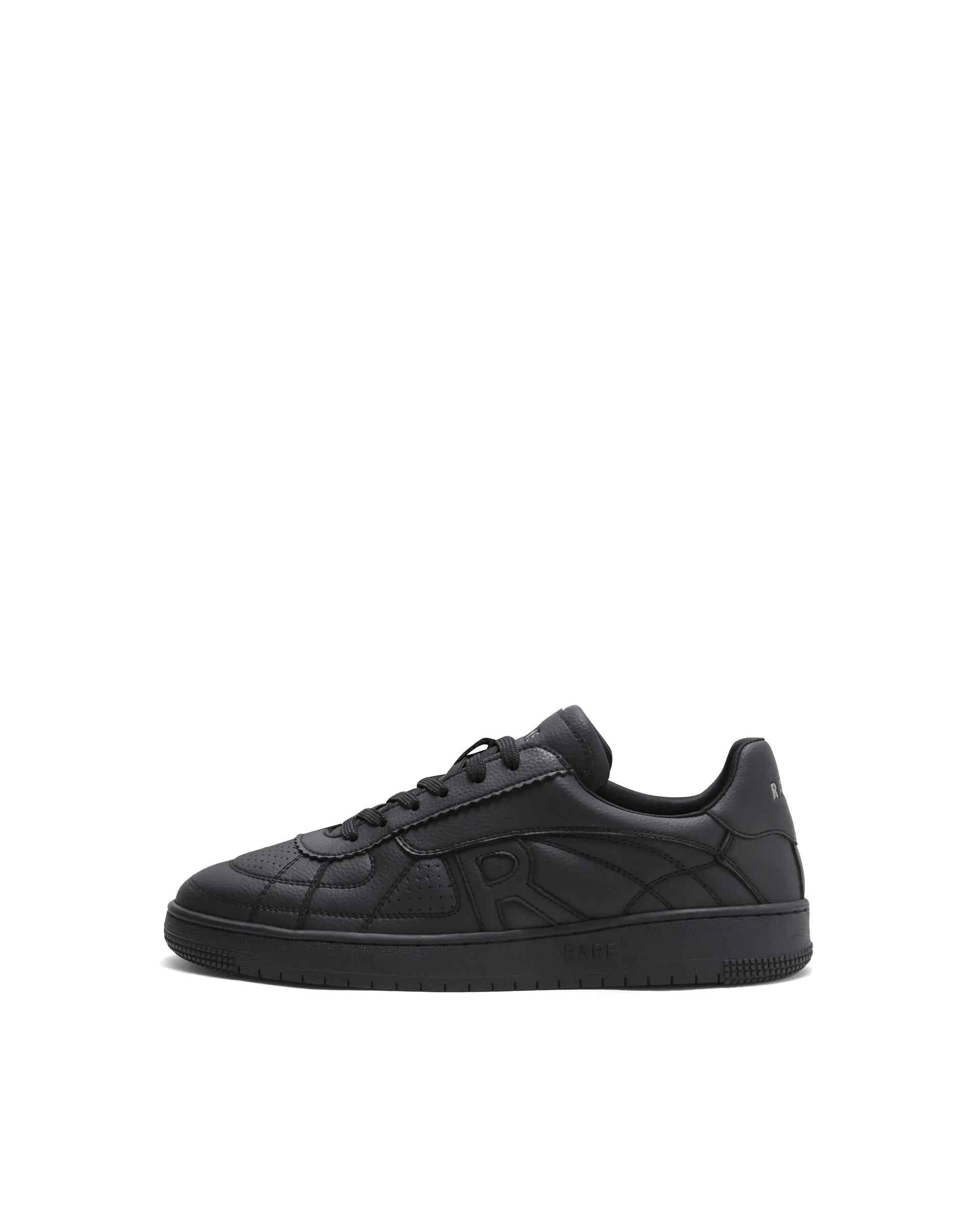 Rarez Men's Ragno 30 Black Regular Micro Fiber Sneaker