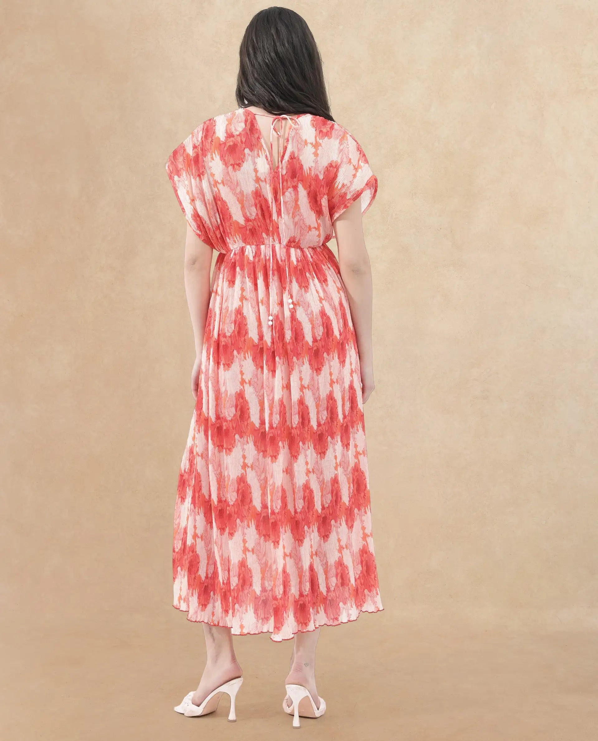 Rareism Womens Ravoli Red Dress Sleeveless Solid