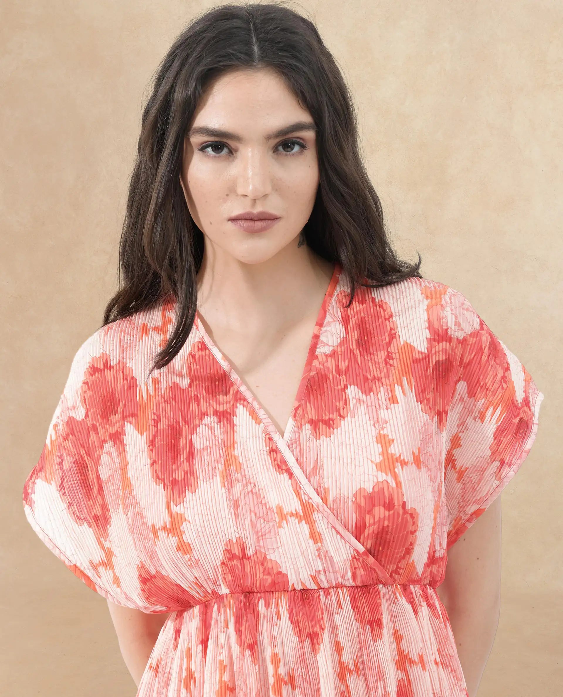 Rareism Womens Ravoli Red Dress Sleeveless Solid