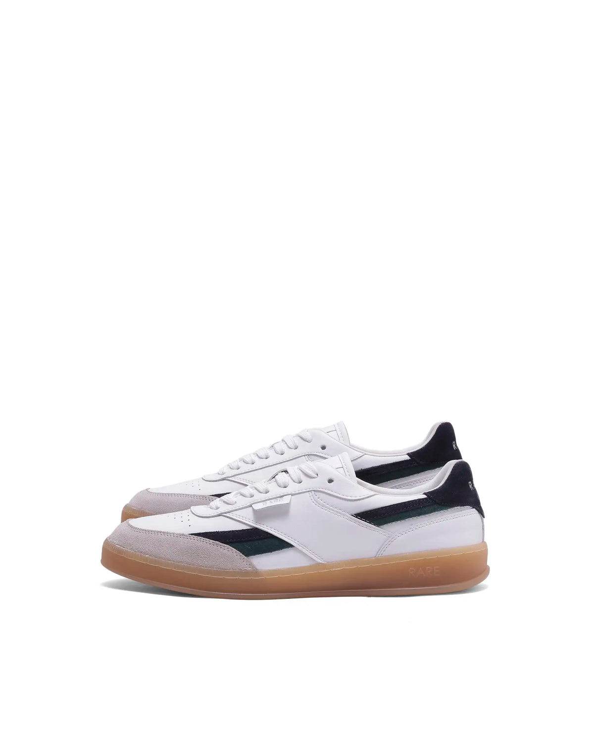 Rarez Men's Reed Primary White Micro Fiber Regular Sneaker