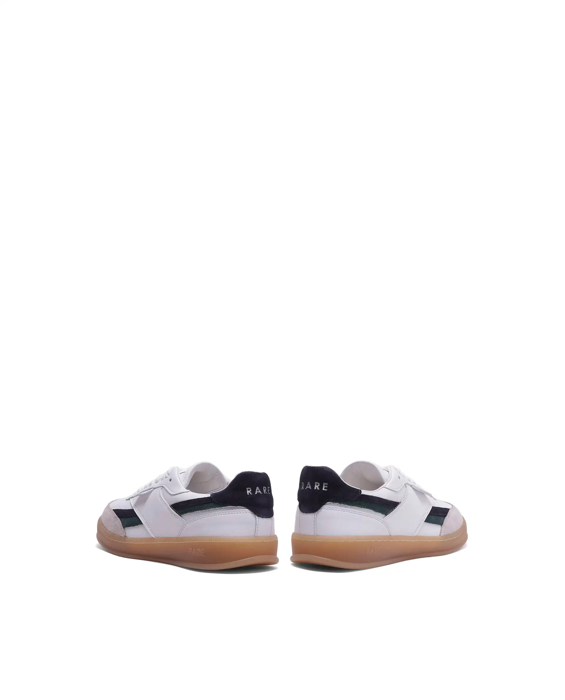 Rarez Men's Reed Primary White Micro Fiber Regular Sneaker