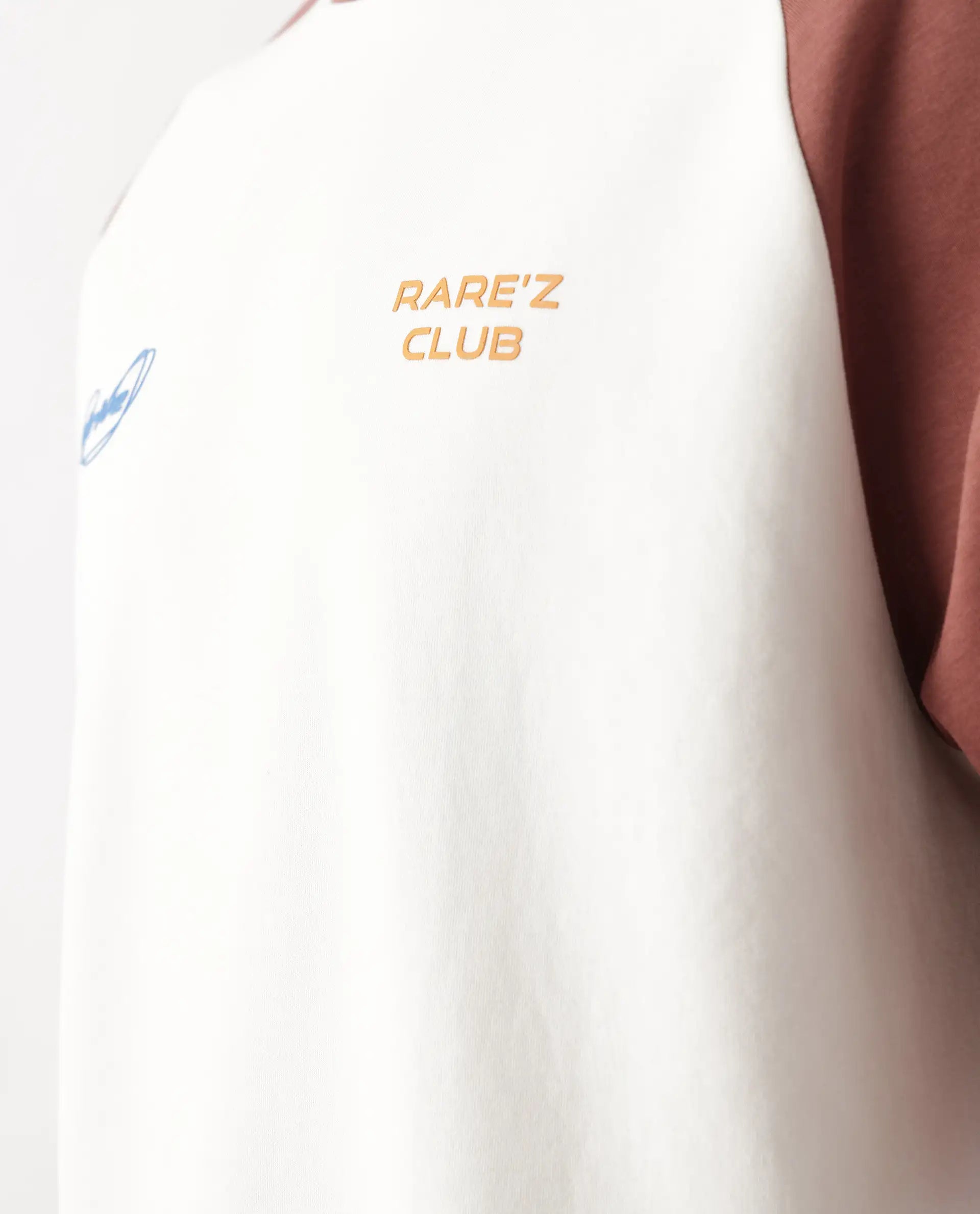 Rare Rabbit Men's Revalo Rust Cotton Blend Graphic Print Oversized Fit Half Sleeve Crew Neck T-Shirt