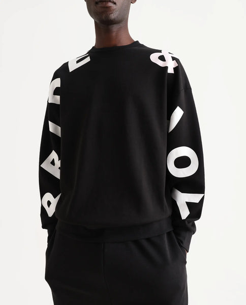 Rare Rabbit Men's Ricot Black Cotton Blend Typography Print