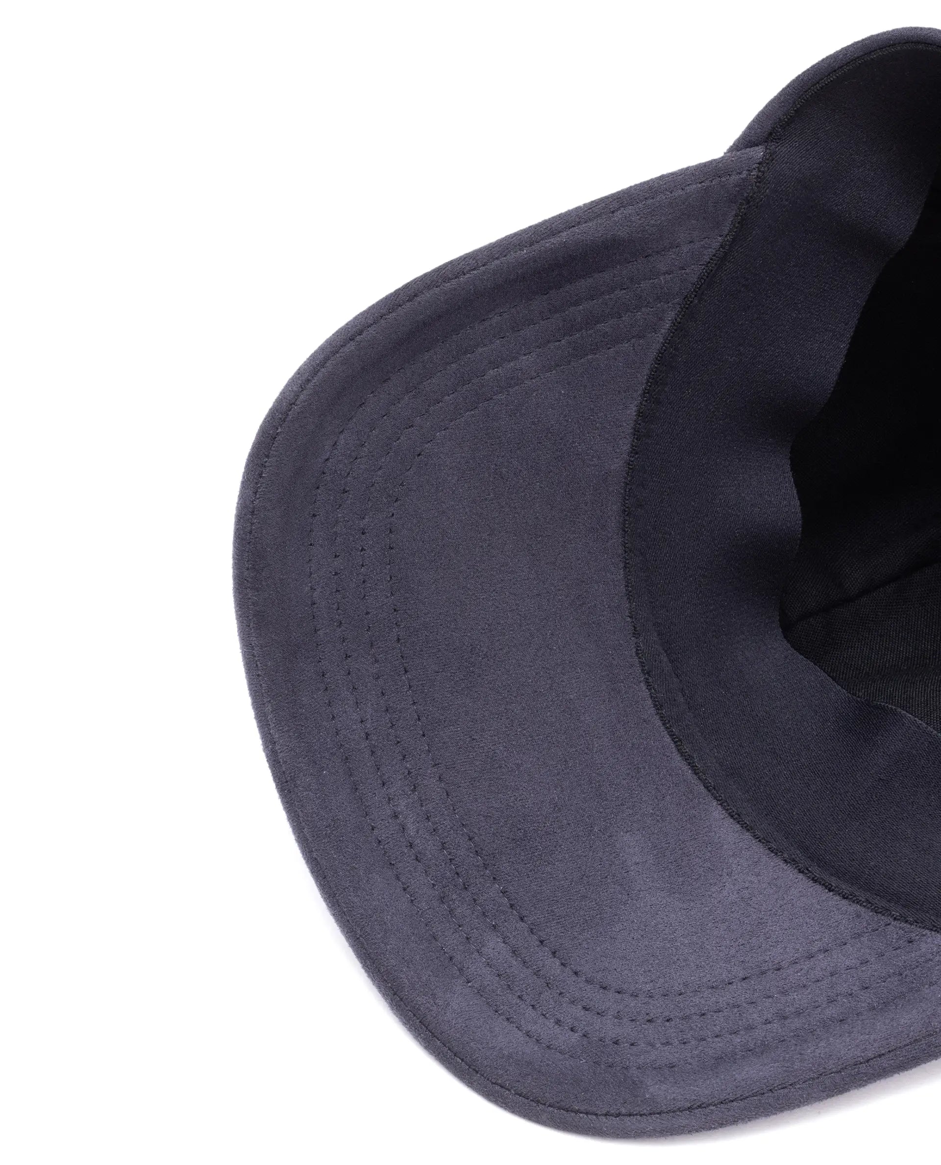 Rare Rabbit Men Rigg Navy Monotone Color Silicone Badge Branding Cap