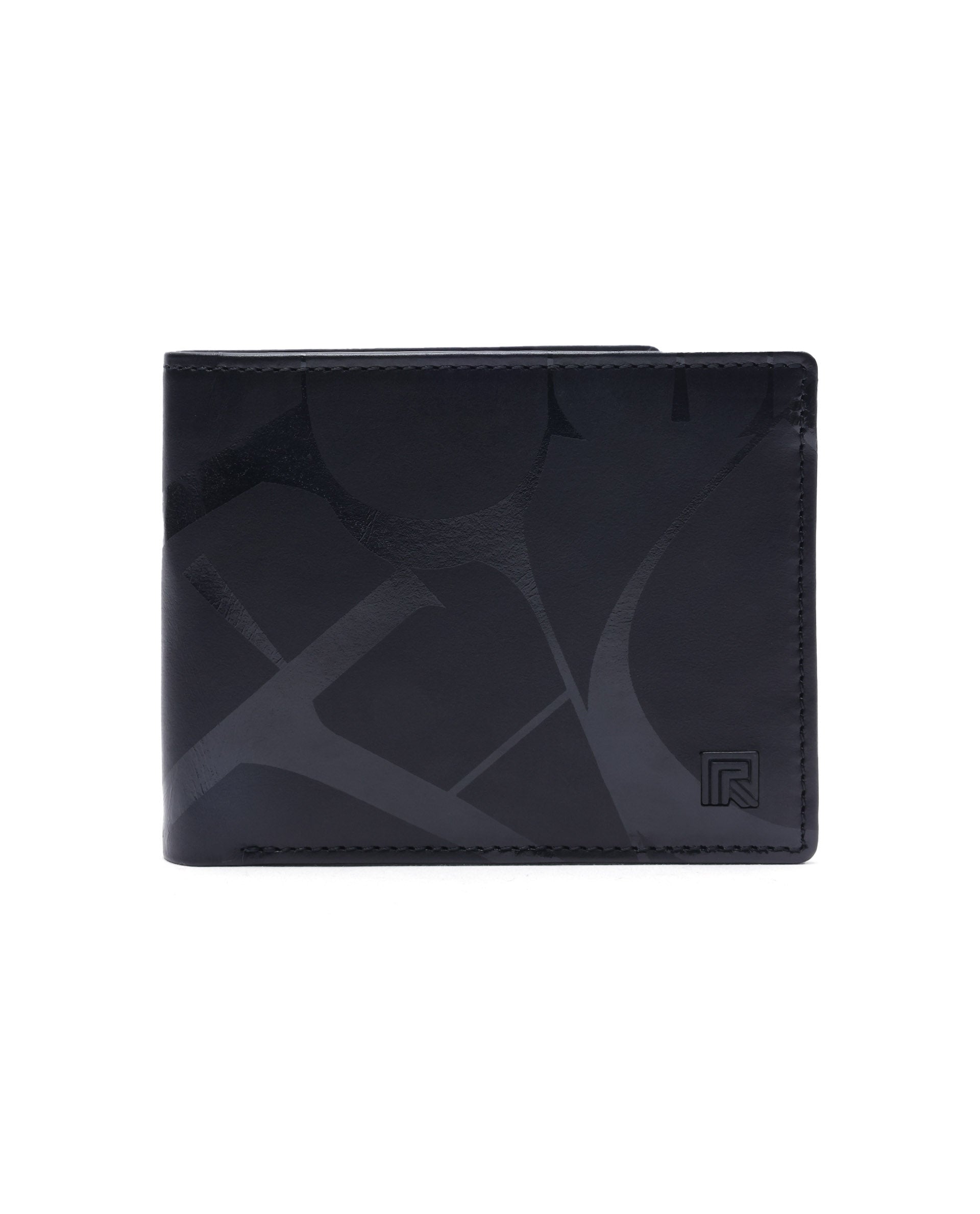 Rare Rabbit Men Rivo Black Wallet