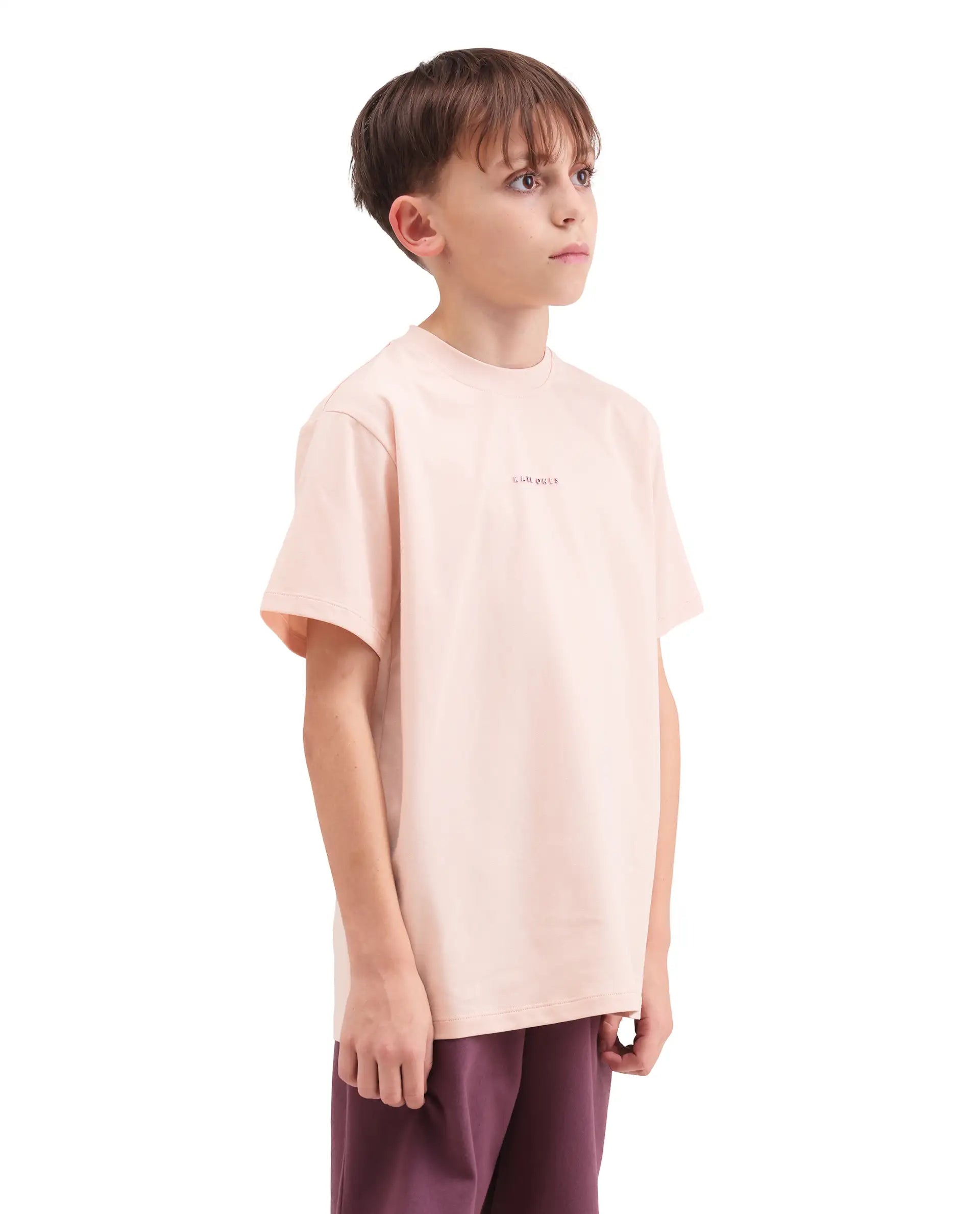 Rare Ones Kids Rob Light Orange Cotton Blend Fabric Pull-On Closure Regular Fit T-Shirt