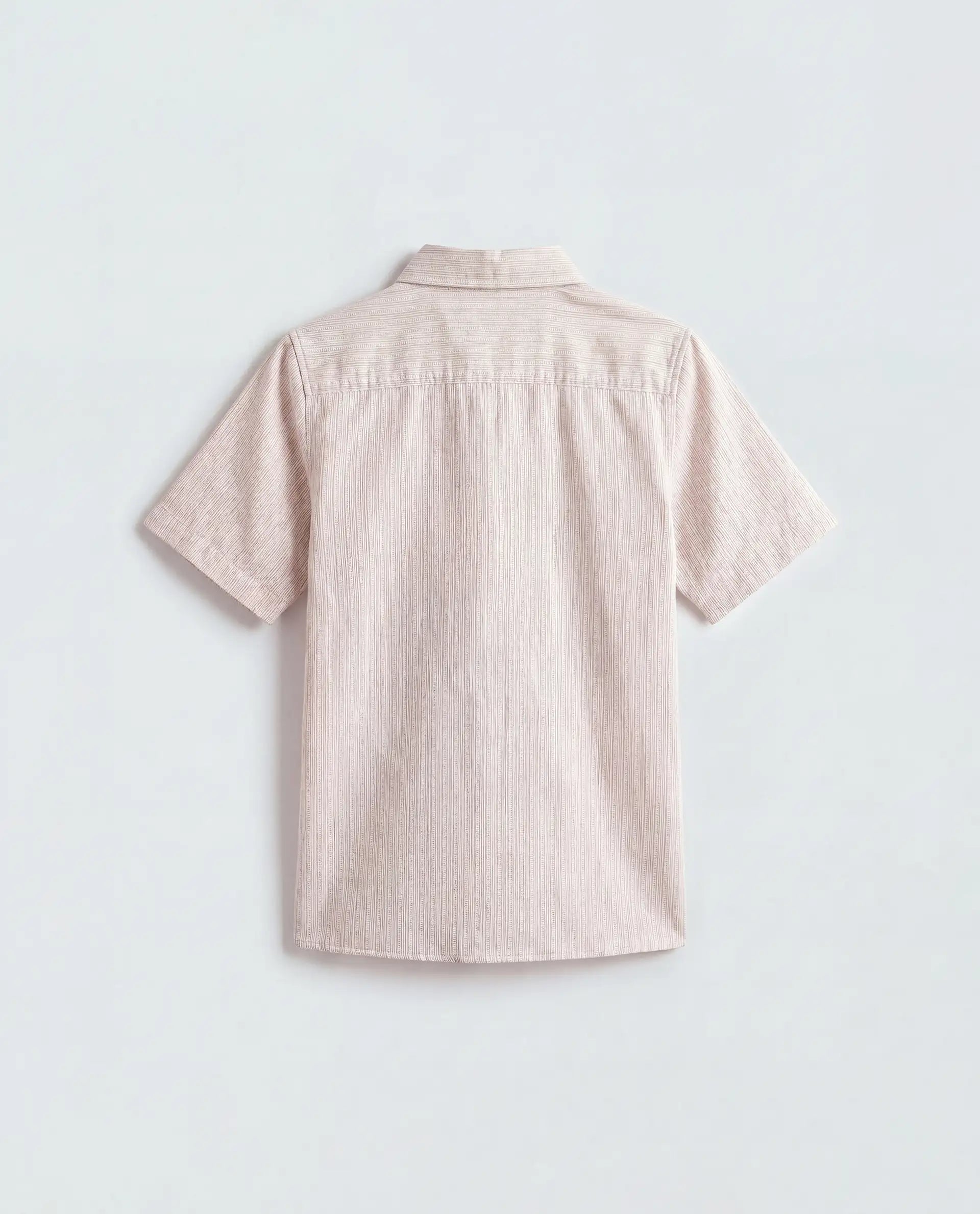 Rare Ones Kids Nobil Light Beige Linen Blend Button Closure Regular Fit Shirt